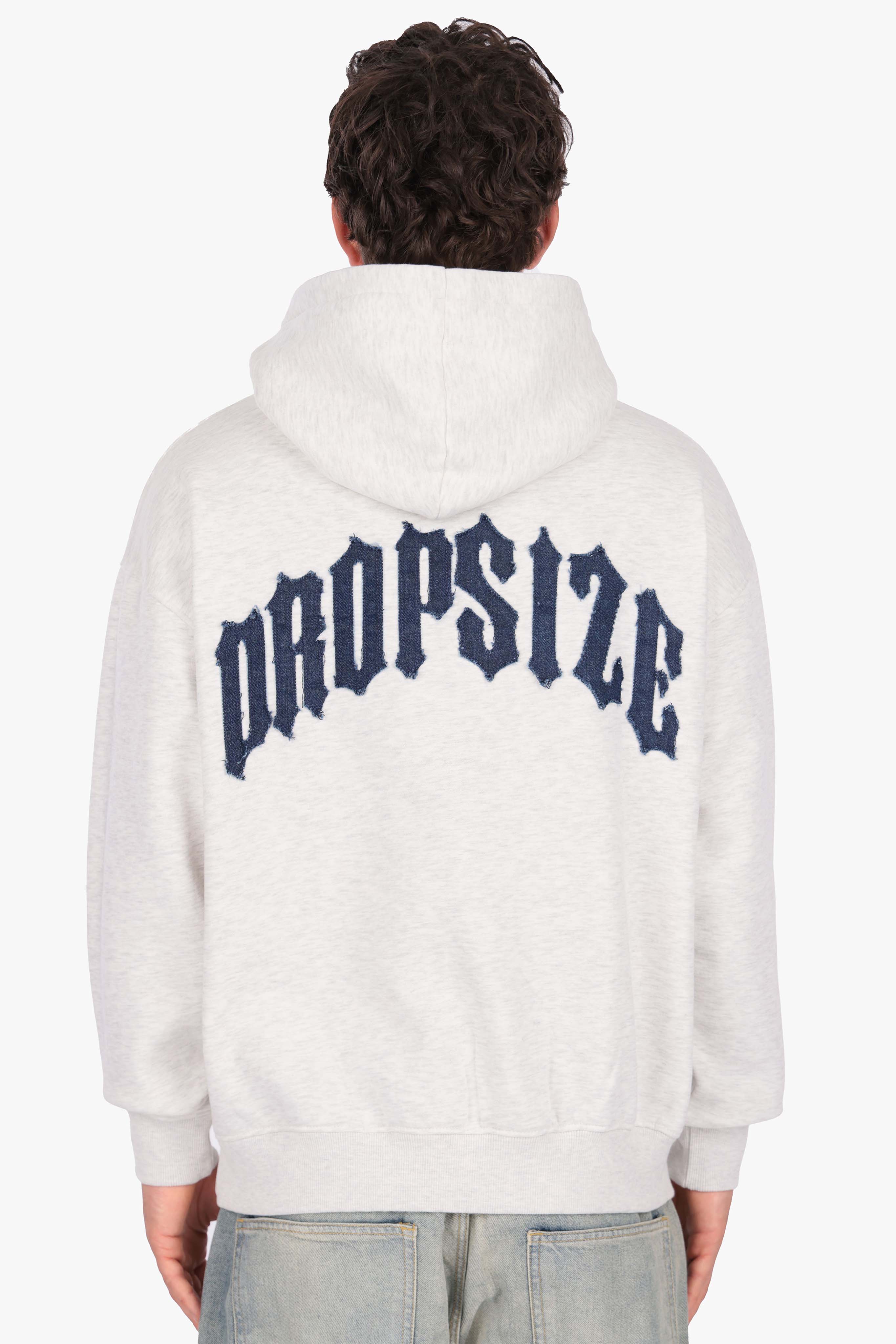DENIM APPLICATION HOODIE