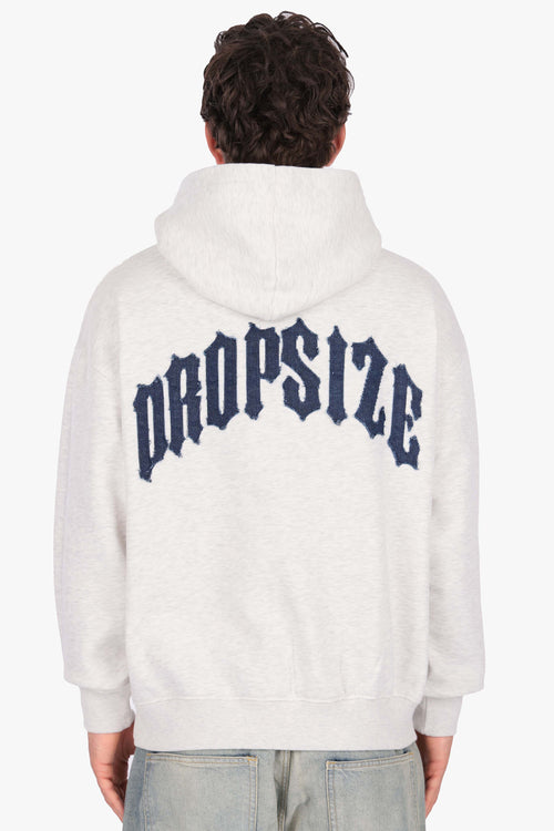 DENIM APPLICATION HOODIE