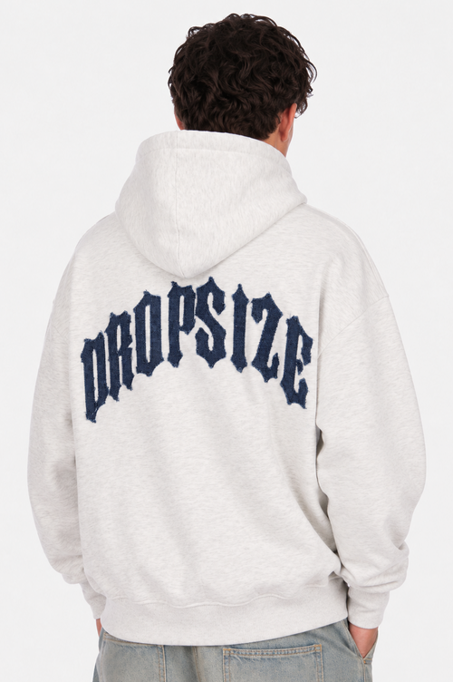 DENIM APPLICATION HOODIE