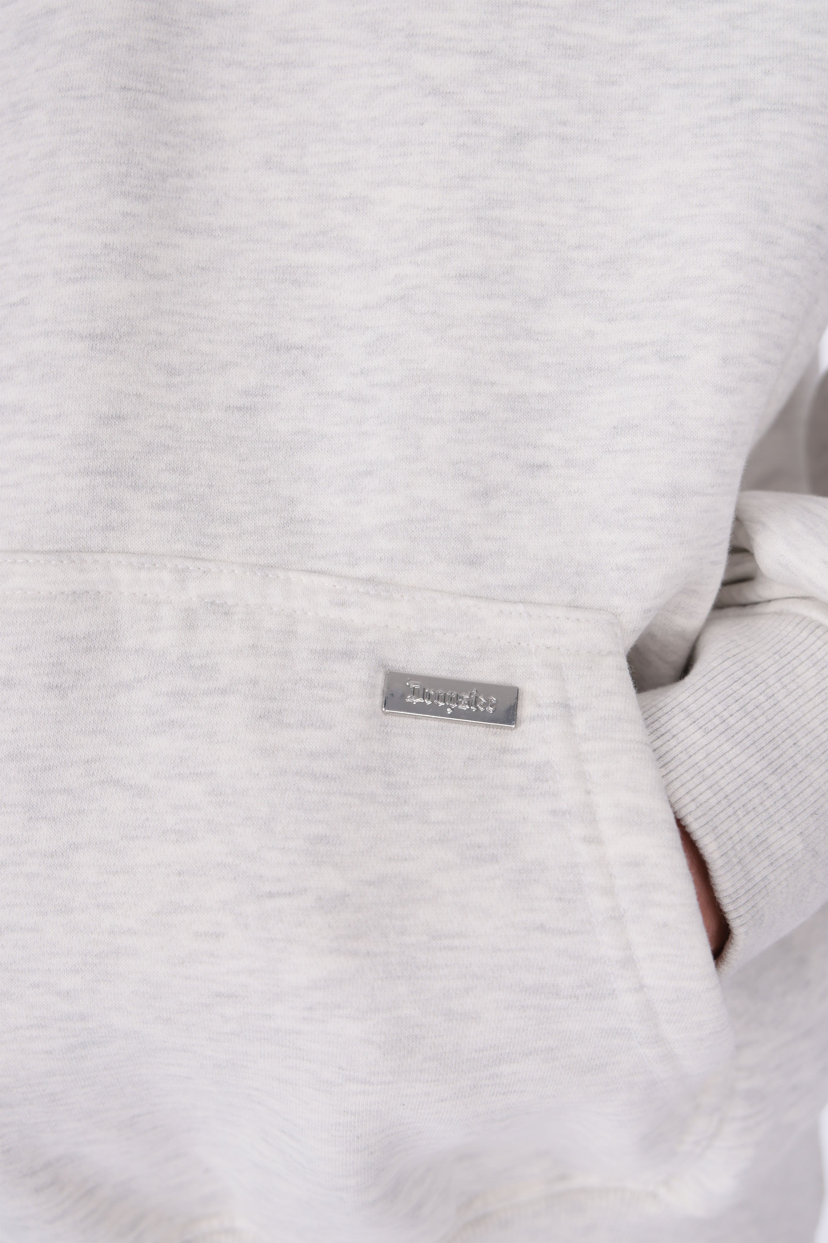 DENIM APPLICATION HOODIE