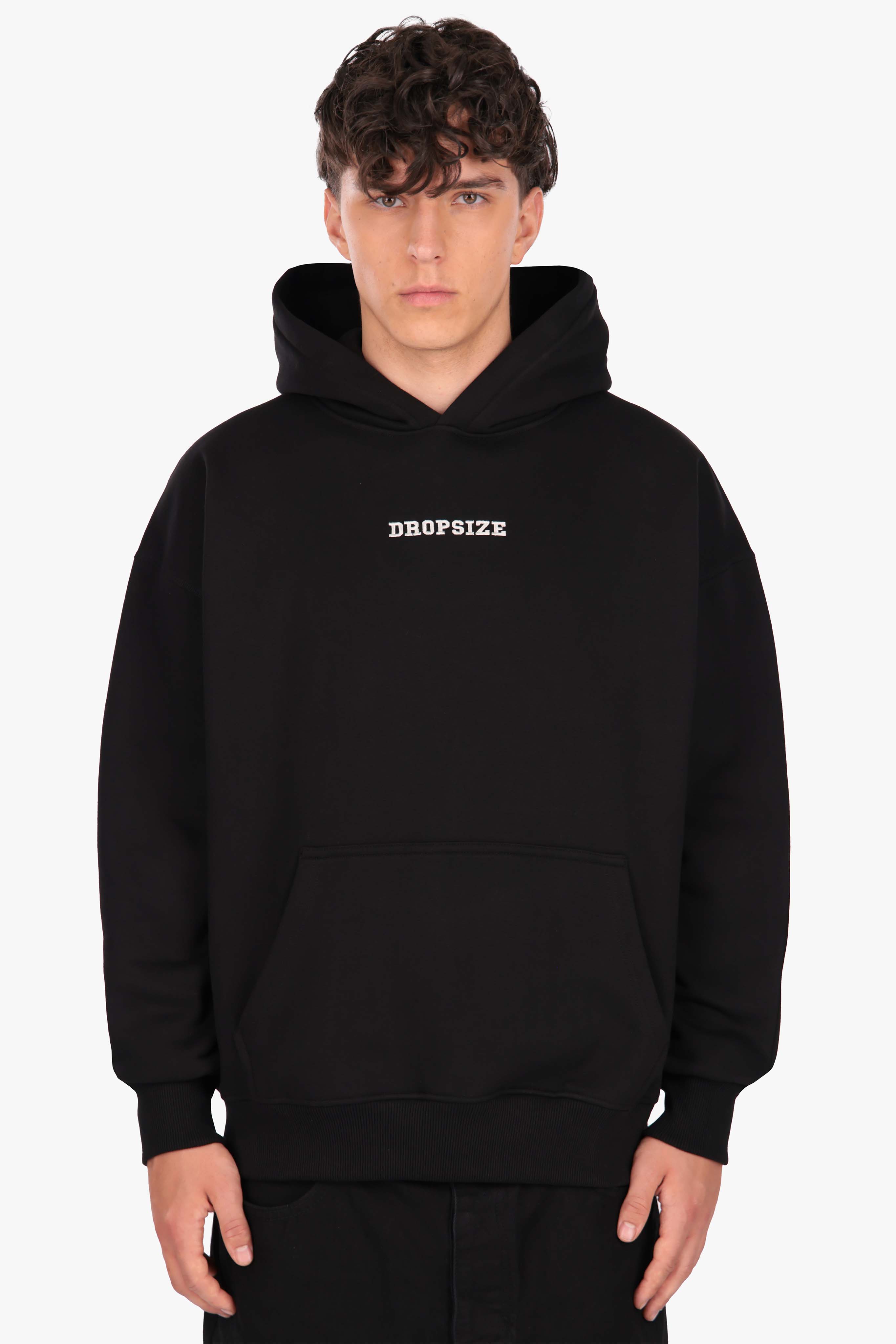 CAMO PATCH HOODIE BLACK