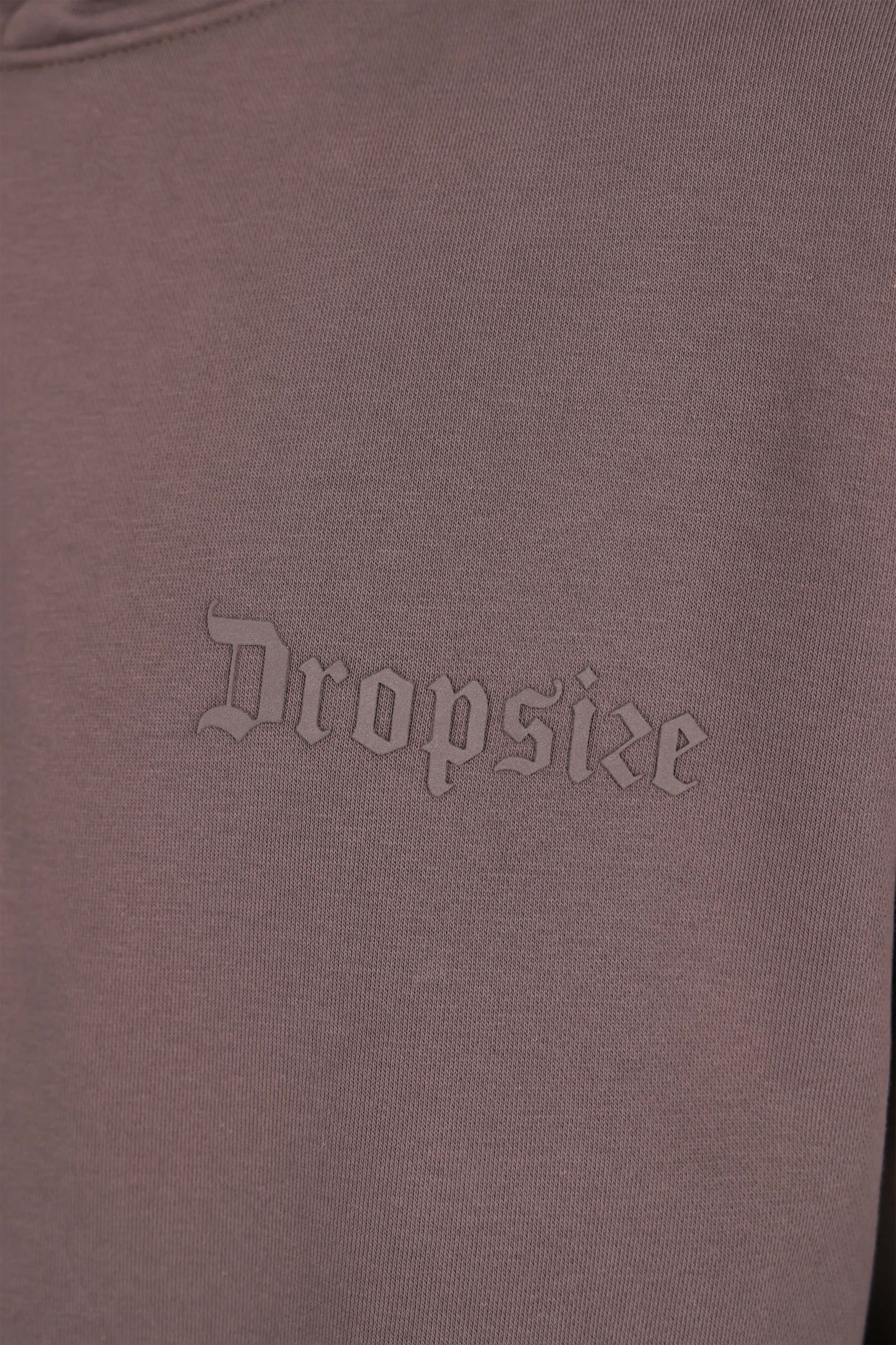 HEAVY OVERSIZE HD LOGO HOODIE BROWN