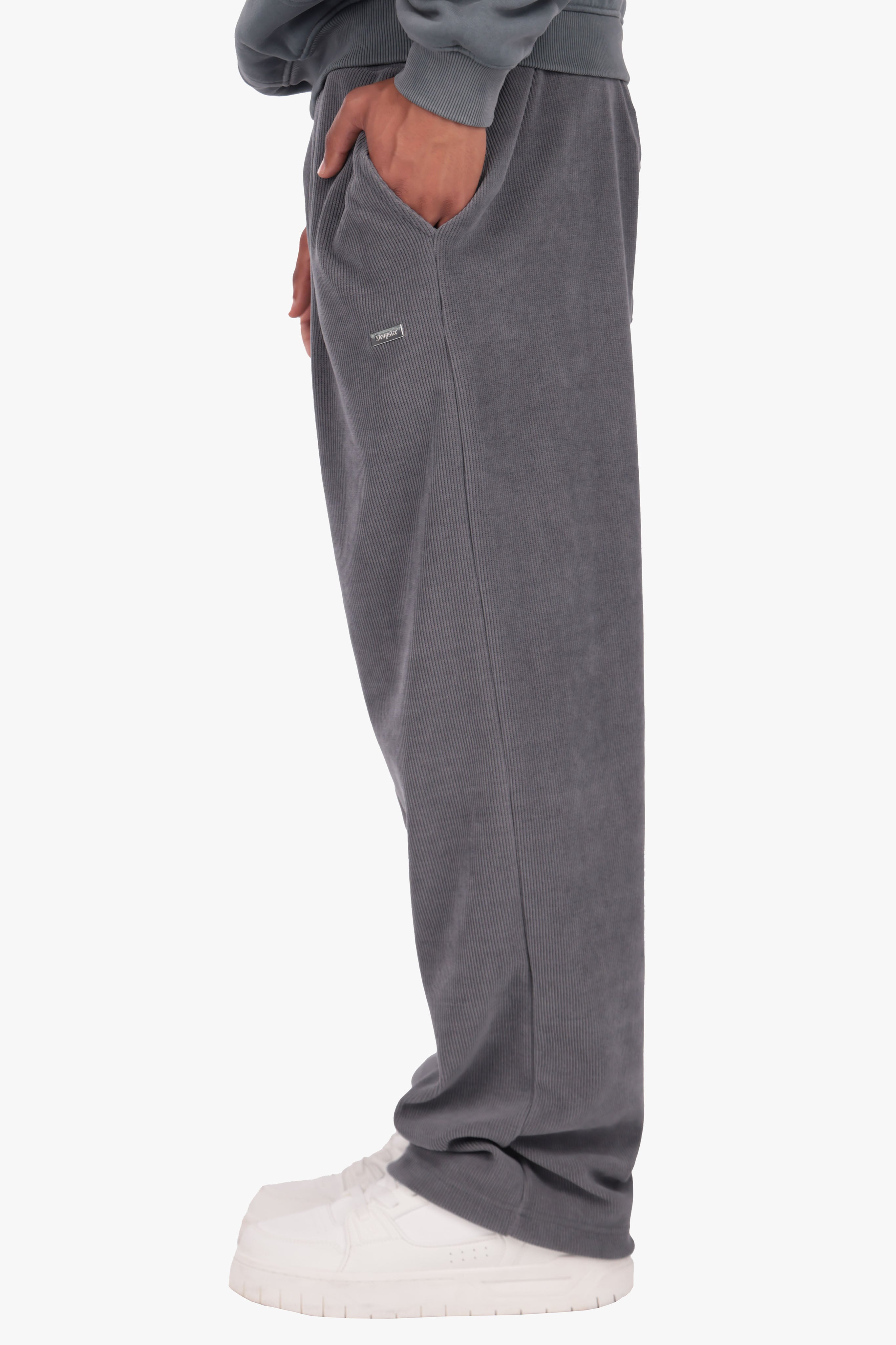 STRUCTURED JOGGER STEEL GREY