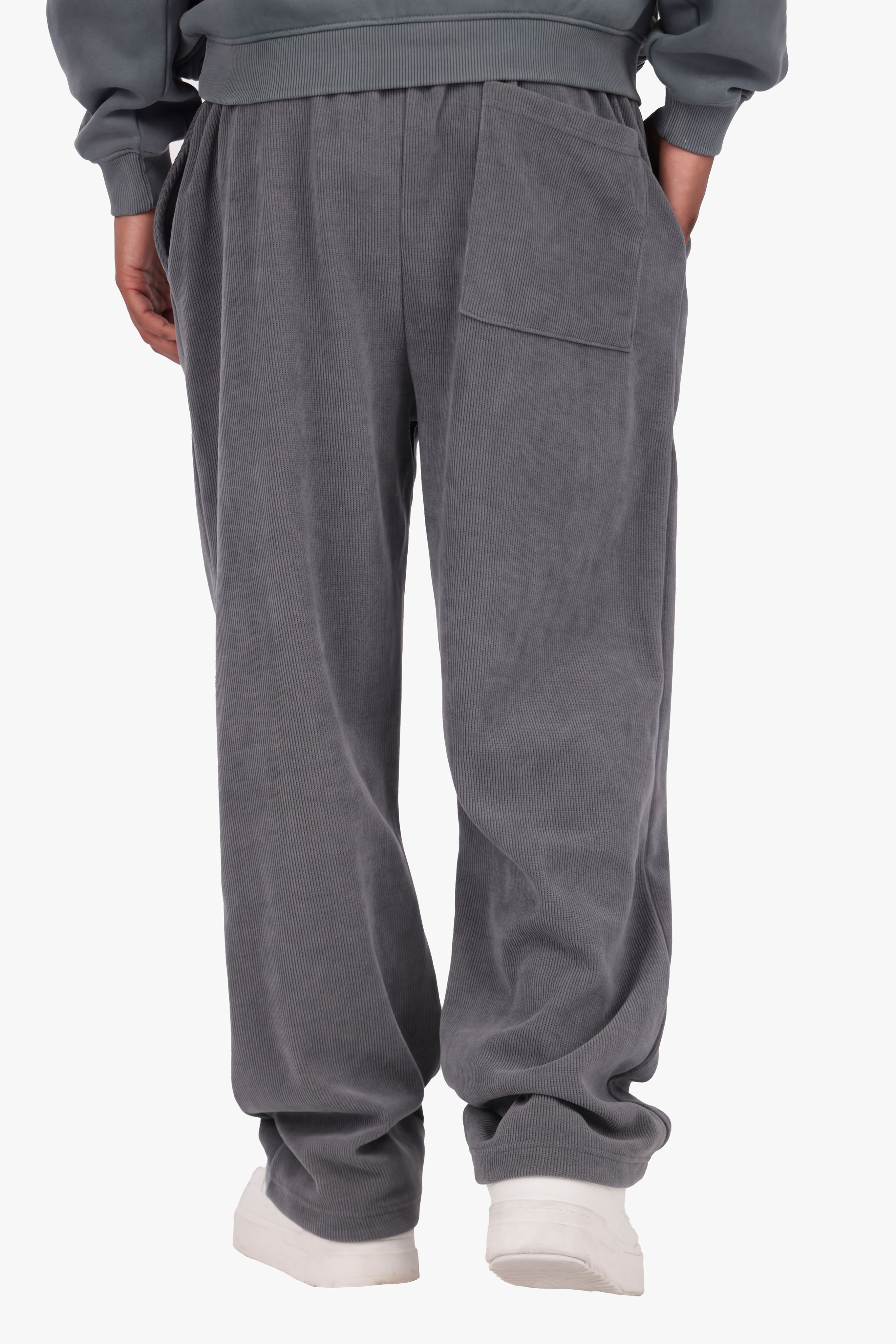 STRUCTURED JOGGER STEEL GREY