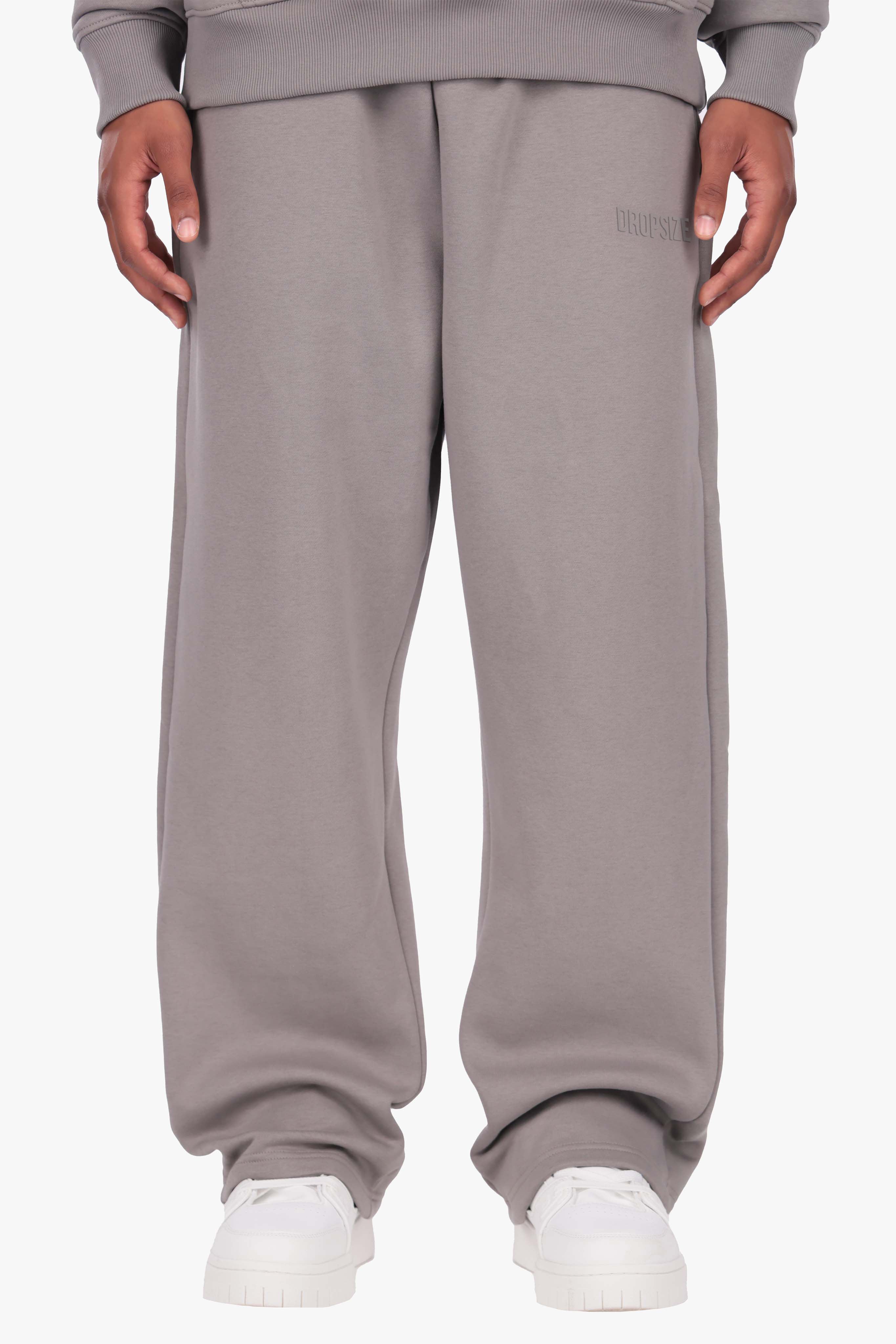 HD LOGO OPEN LEG JOGGER GREY