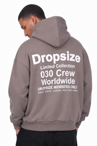 HEAVY OVERSIZE 030 HOODIE DRIFTWOOD