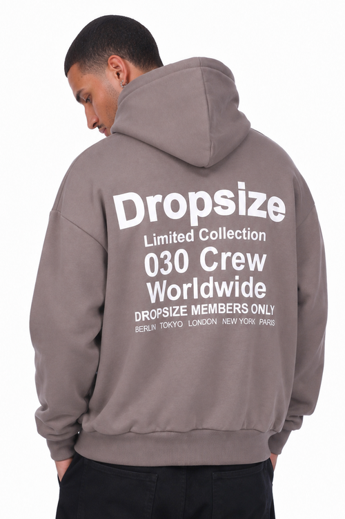 HEAVY OVERSIZE 030 HOODIE DRIFTWOOD