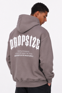 HEAVY OVERSIZE ELITE HUSTLERS HOODIE DRIFTWOOD