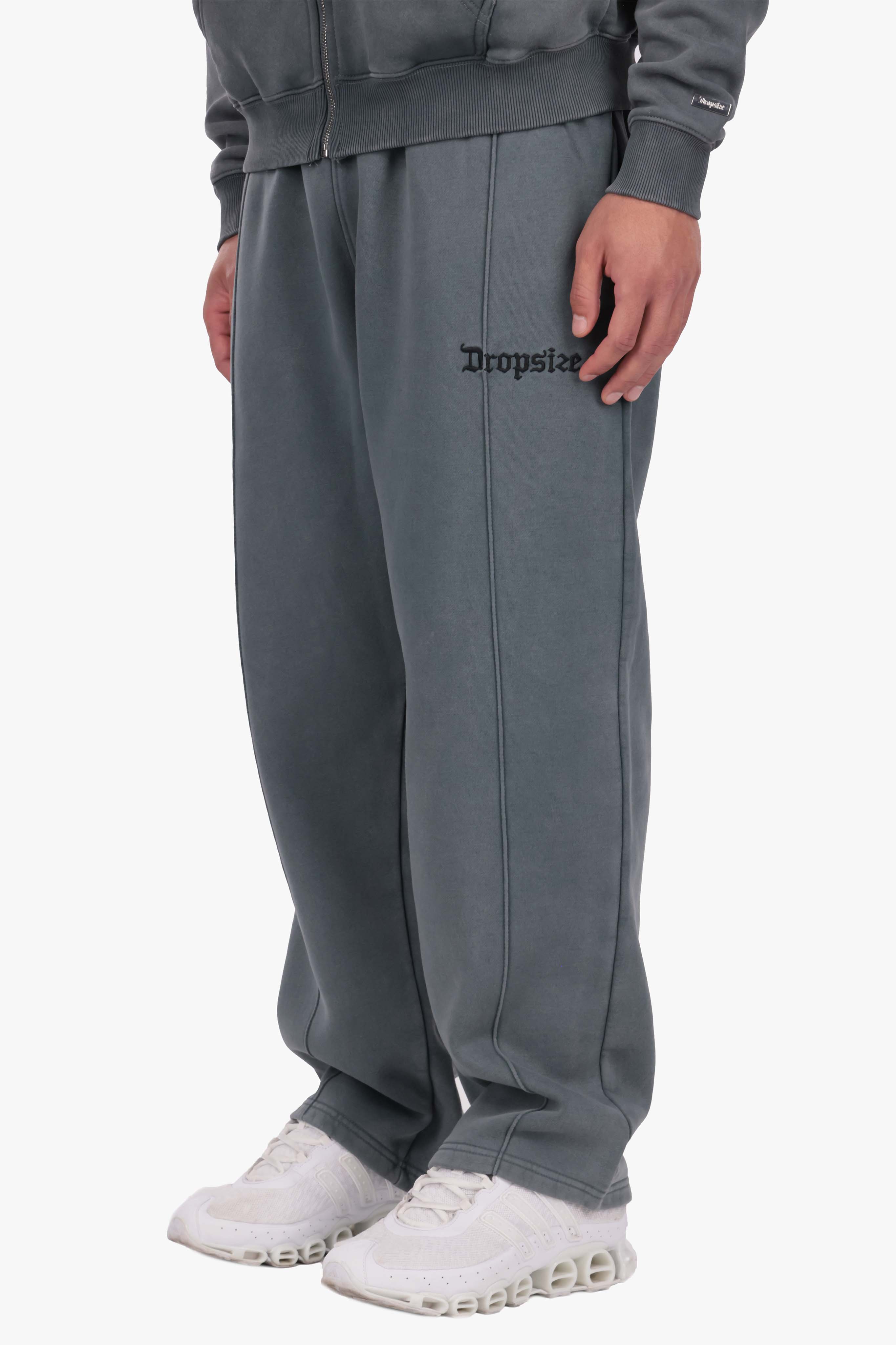 LOGO JOGGER ACID WASHED GREY