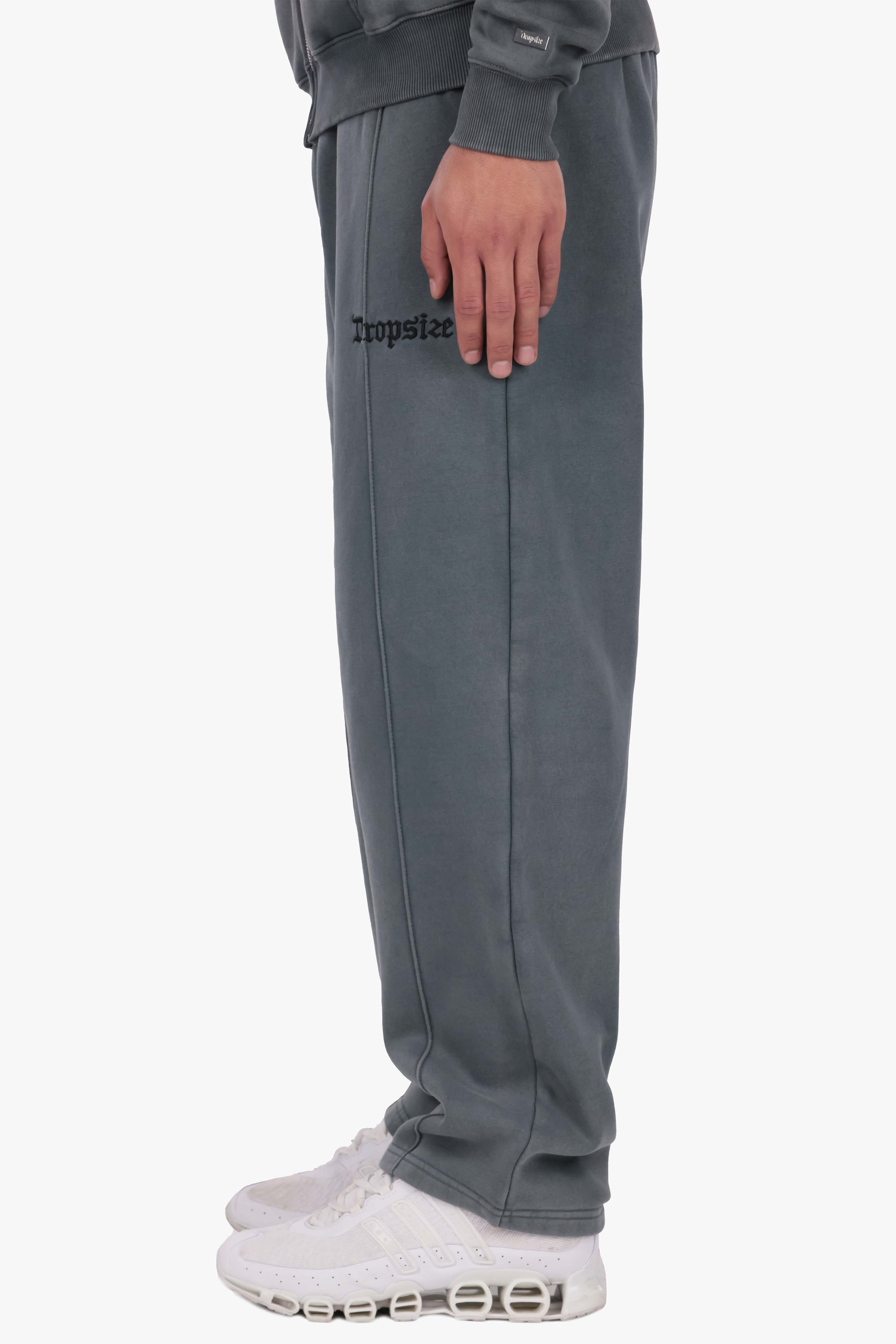 LOGO JOGGER ACID WASHED GREY