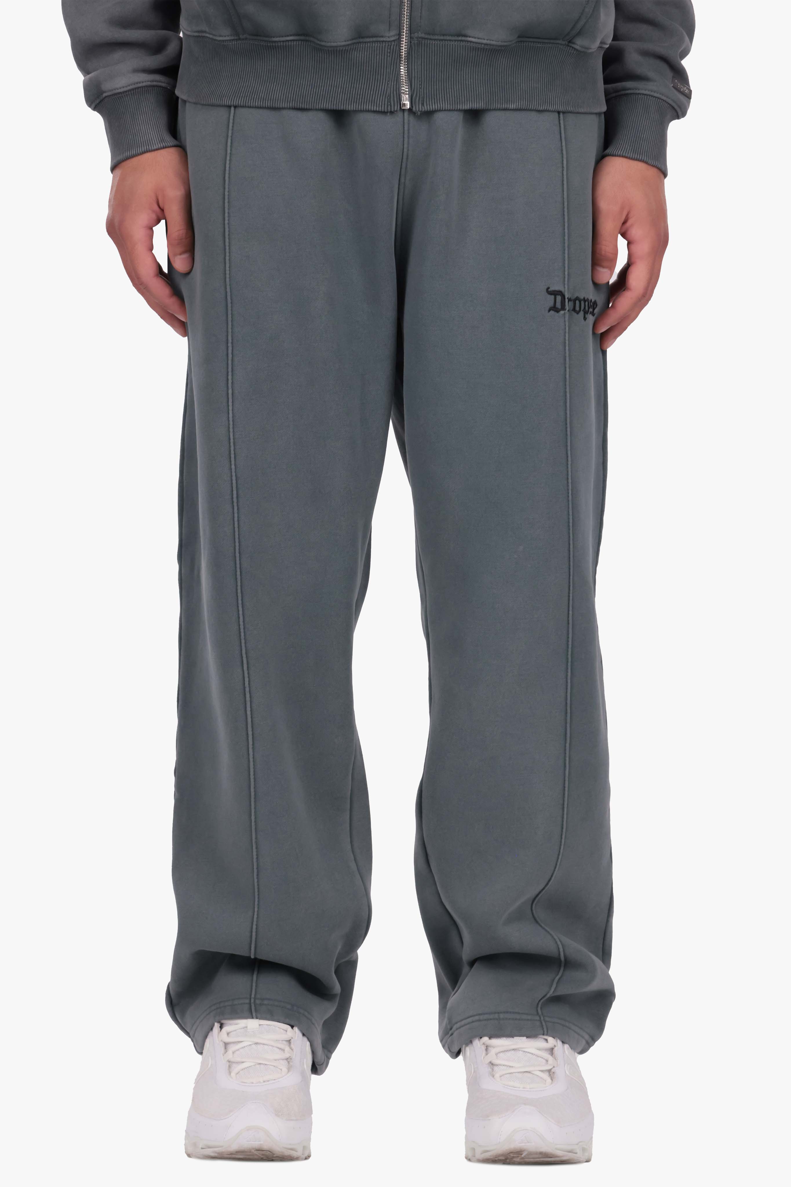 LOGO JOGGER ACID WASHED GREY