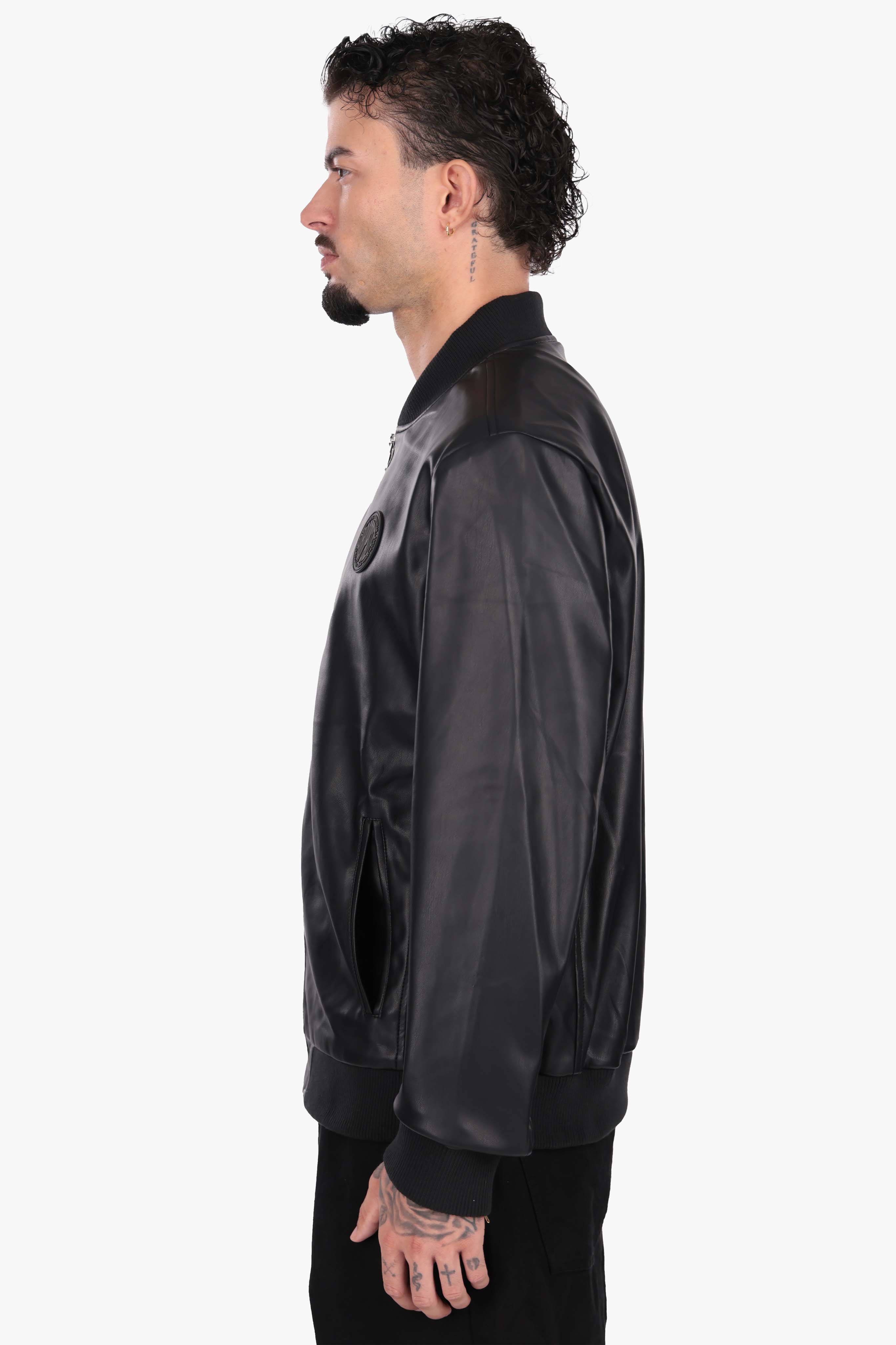 LEATHER JACKET BLACK