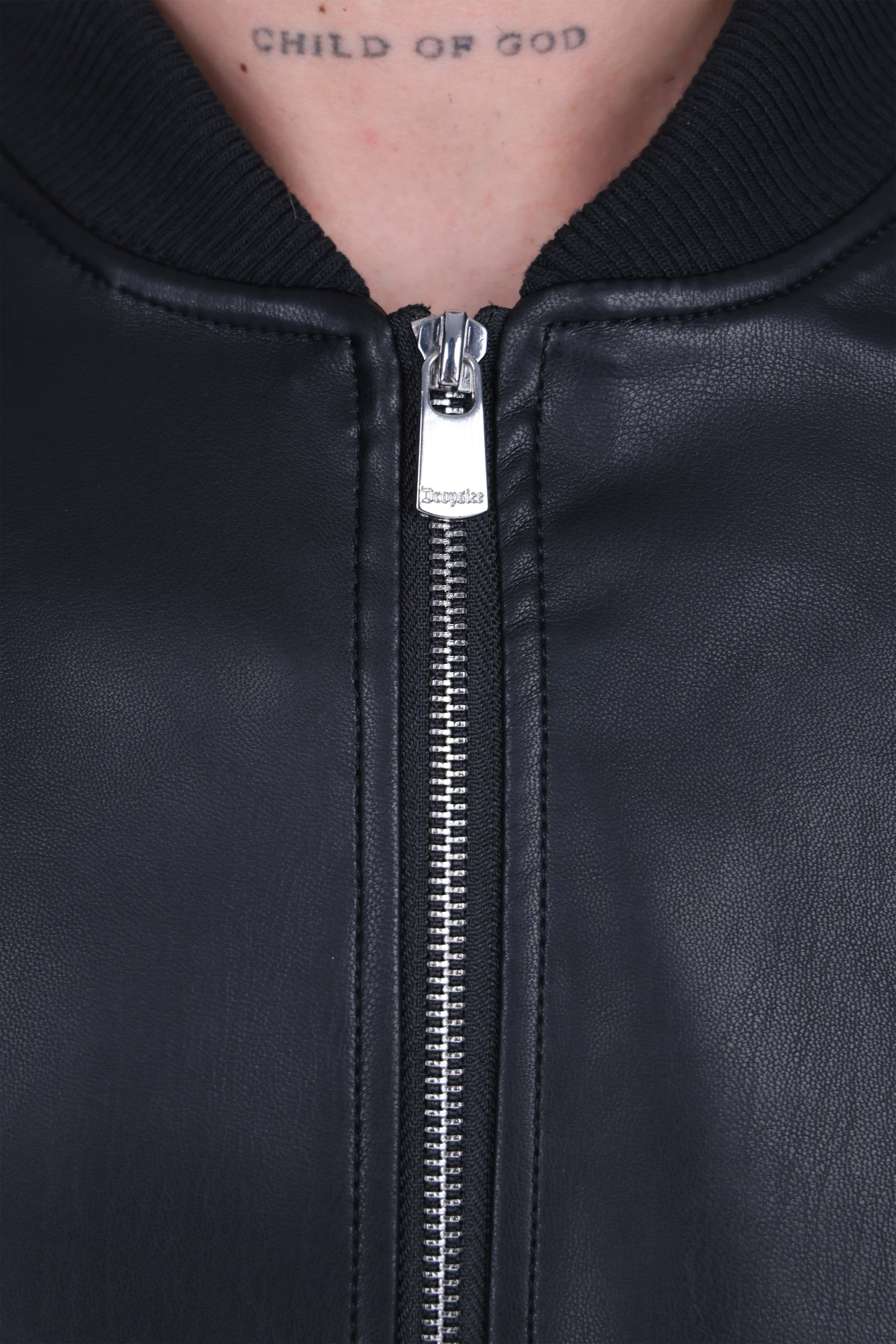 LEATHER JACKET BLACK