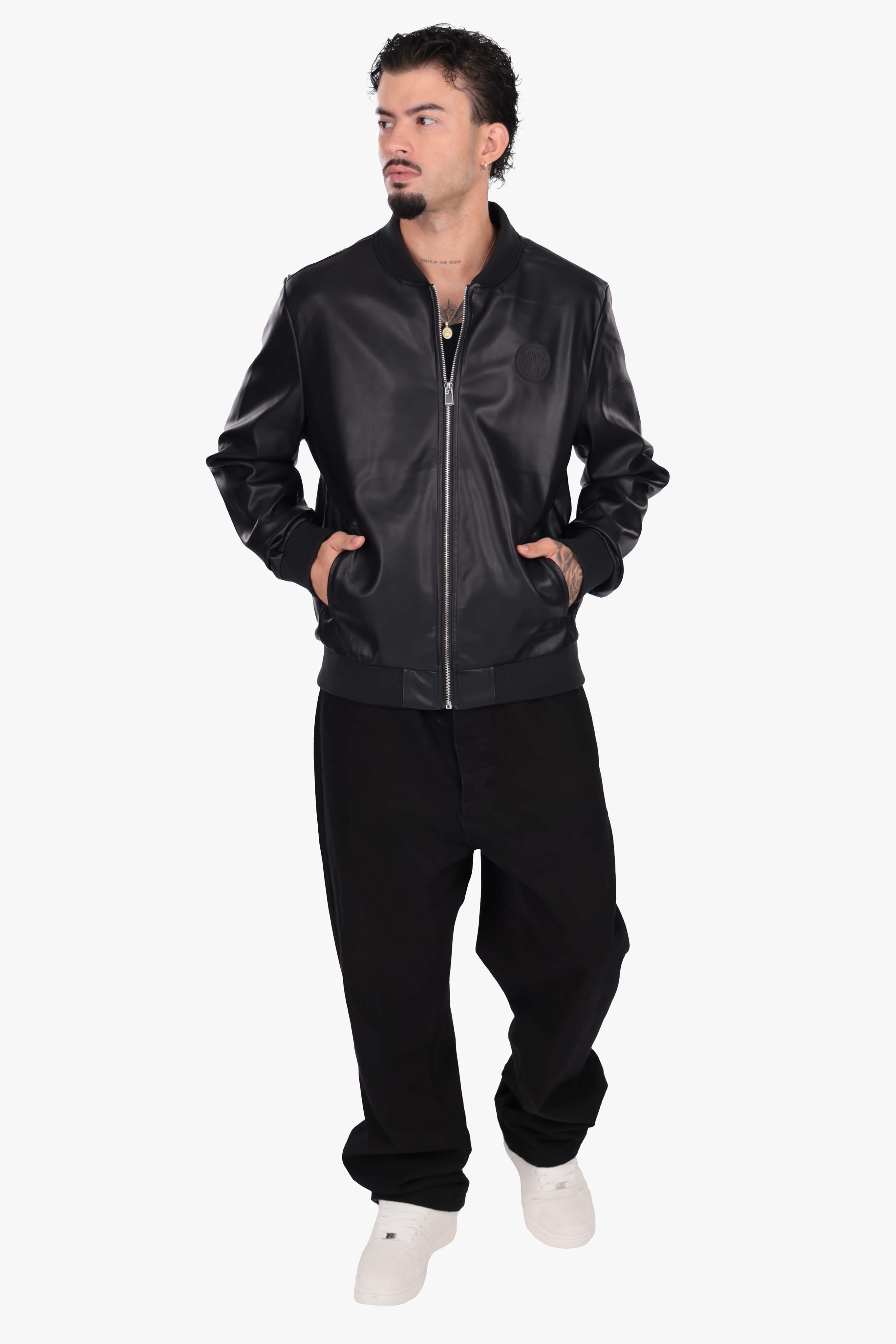 LEATHER JACKET BLACK