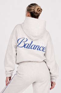 LIFE IN BALANCE WOMEN HOODIE GREY MELANGE