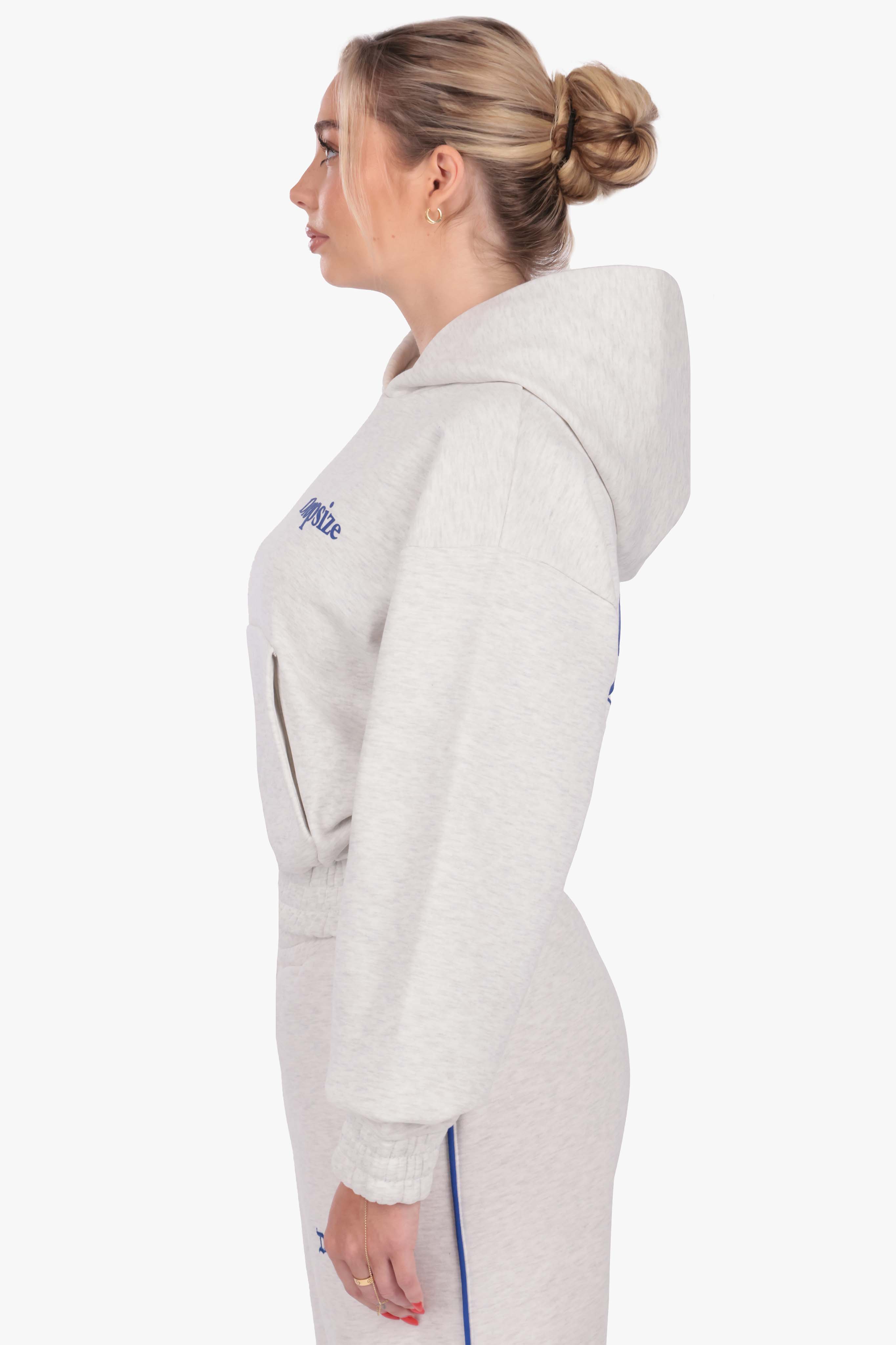 LIFE IN BALANCE WOMEN HOODIE GREY MELANGE