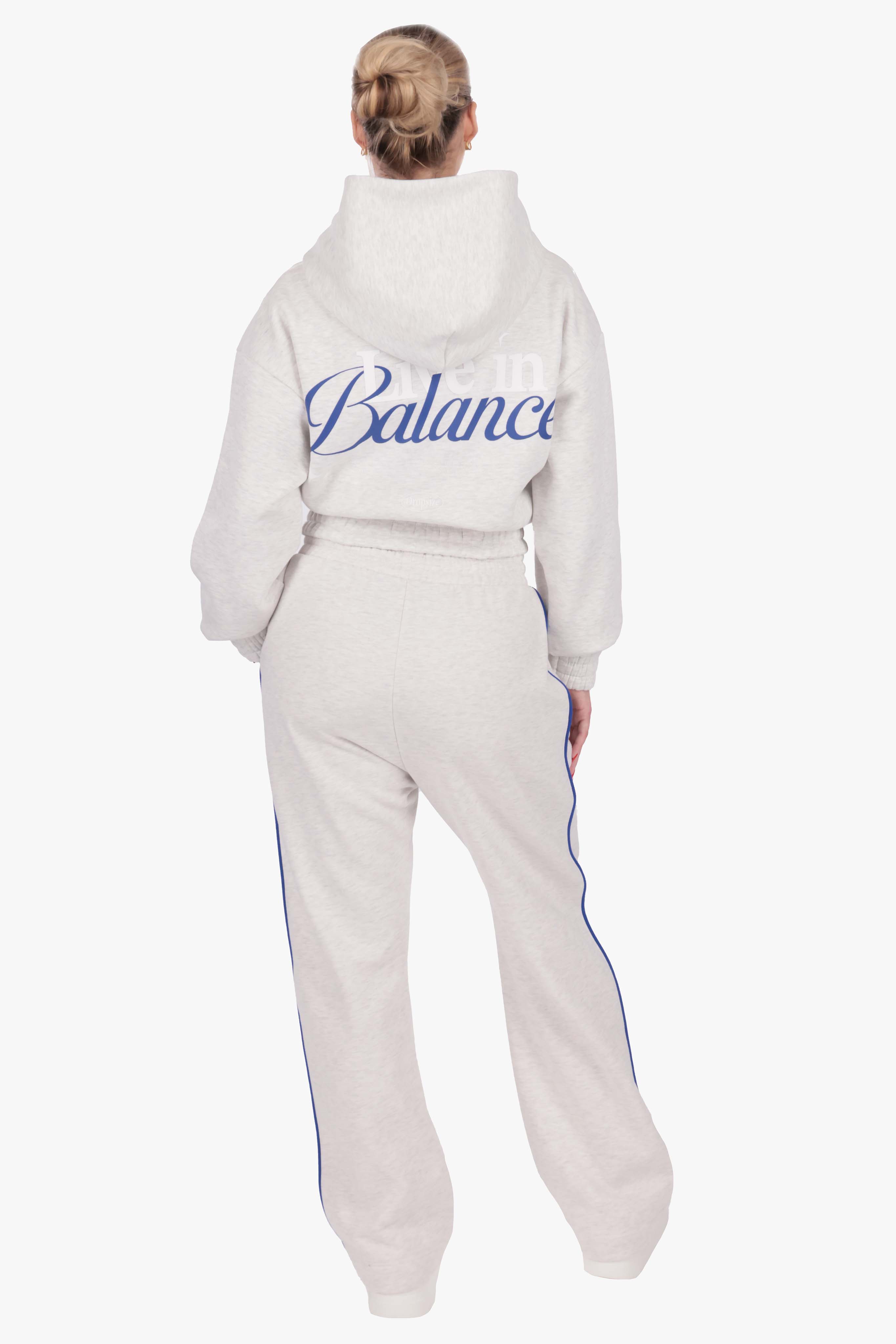 LIFE IN BALANCE WOMEN HOODIE GREY MELANGE