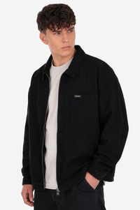 SINGLE POCKET JEANS JACKET BLACK WASHED