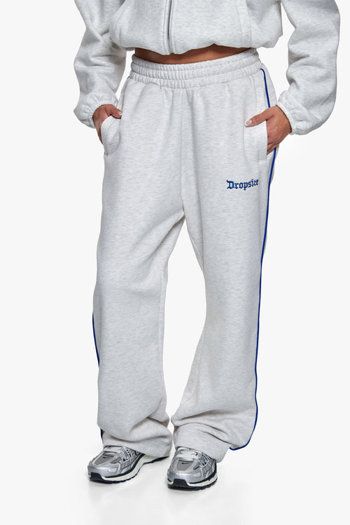 WOMEN OPEN LEG JOGGER GREY MELANGE
