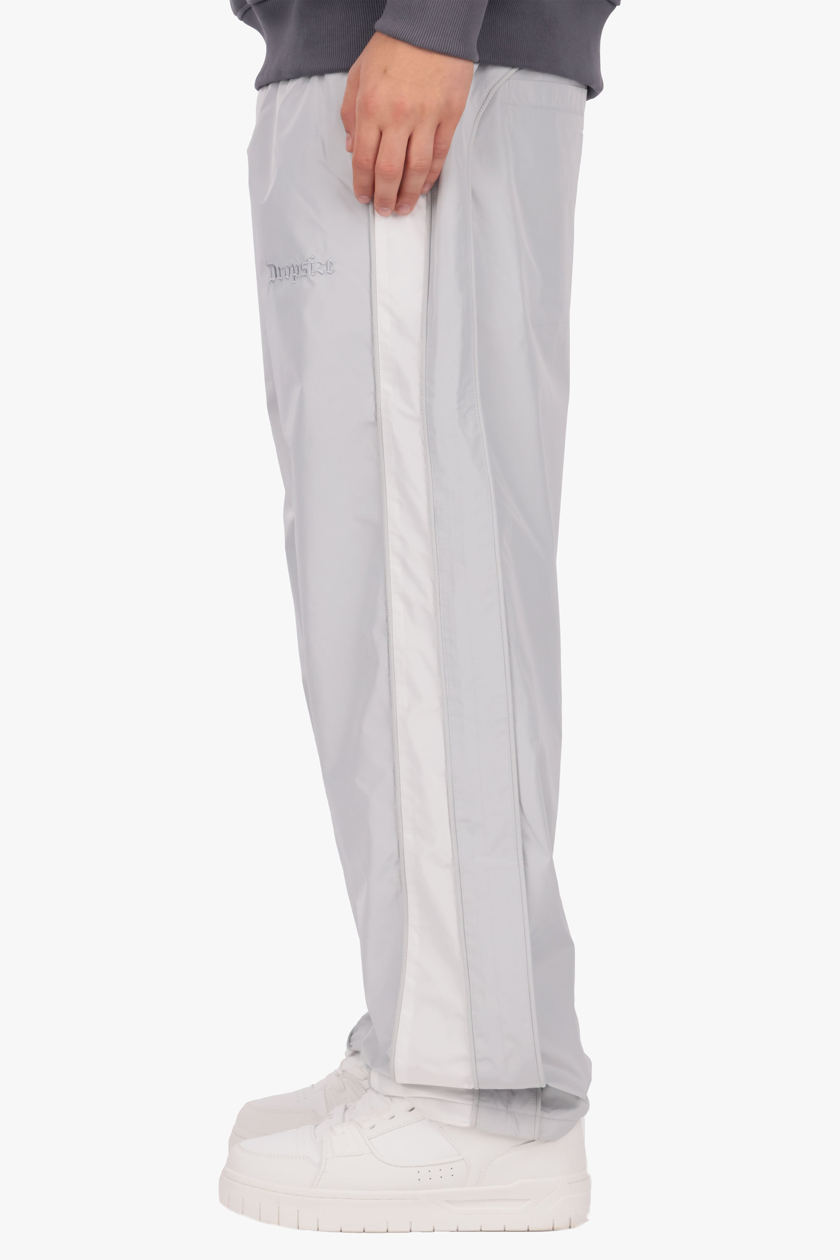 DROPSIZE CURVED TRACKPANTS GREY