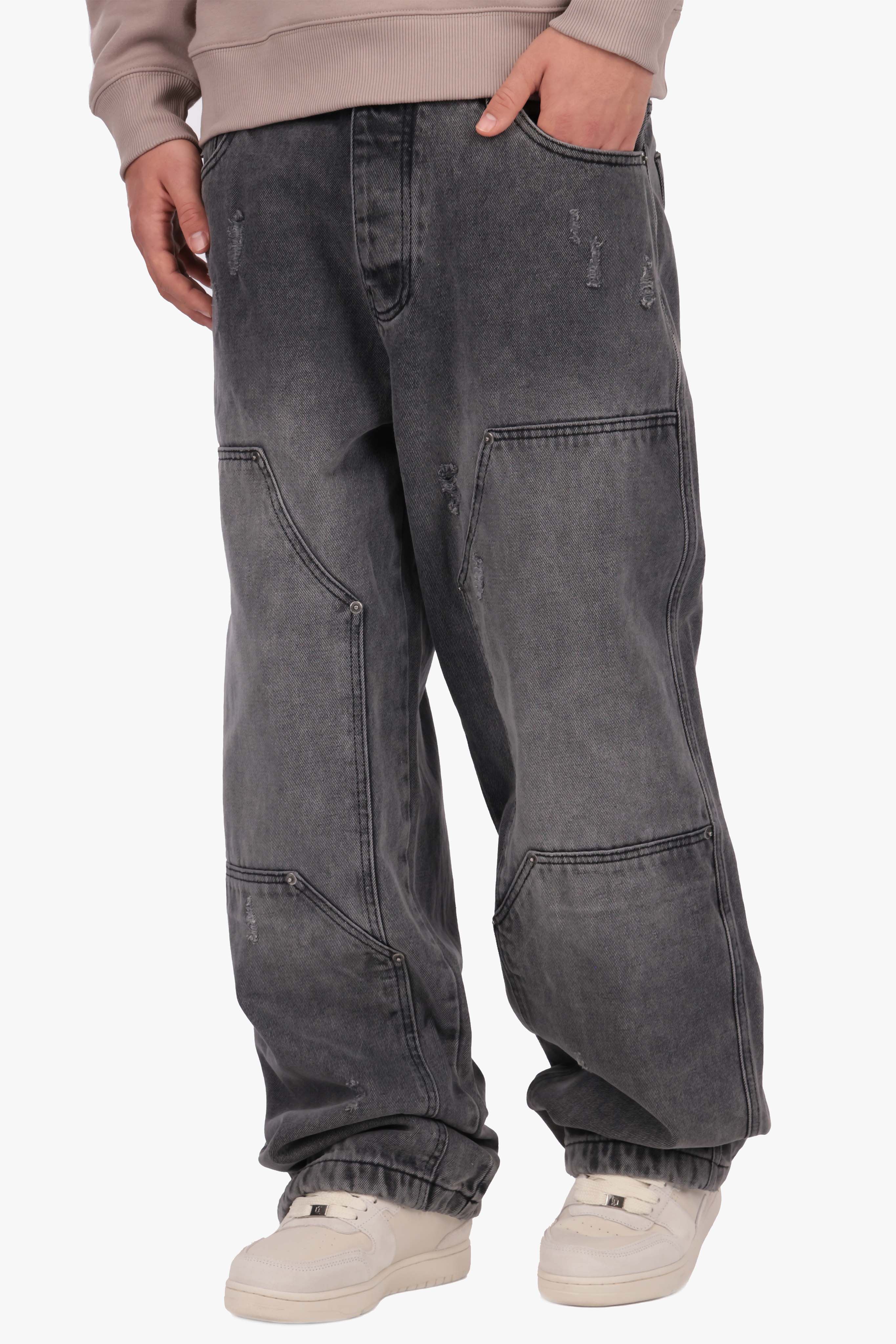 CARPENTER JEANS WASHED BLACK