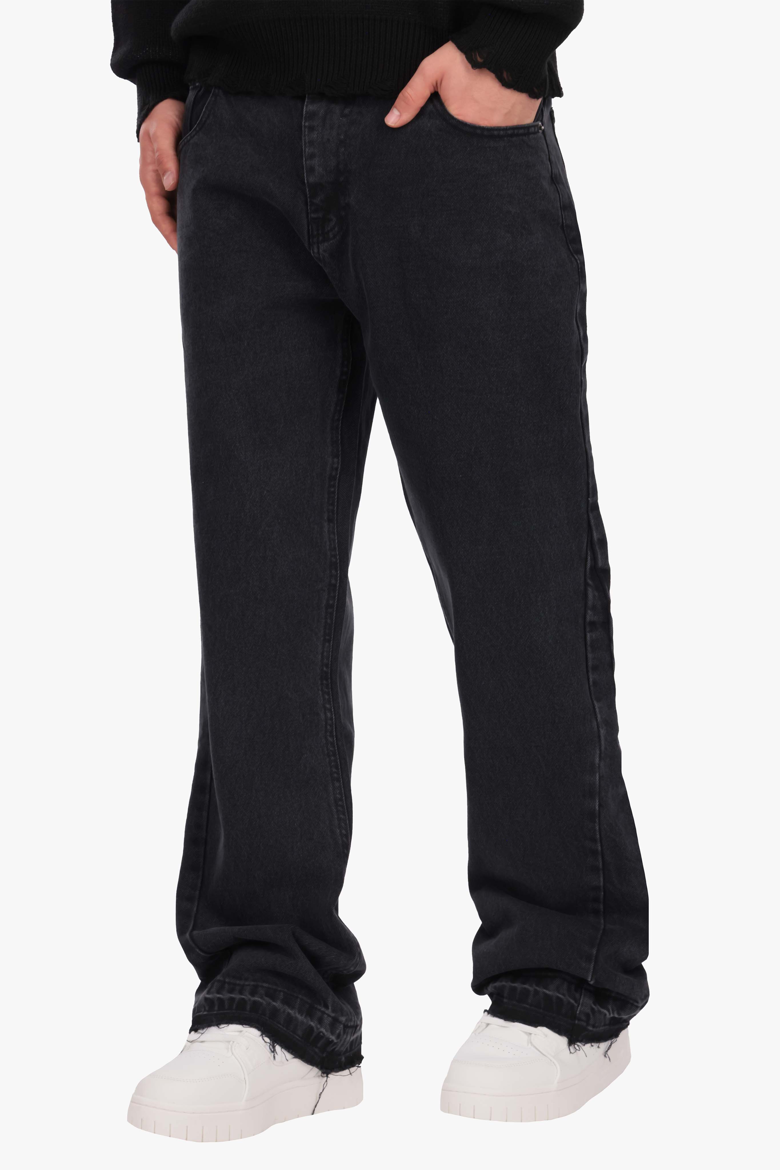 FLARE FIT JEANS ANTRACITE