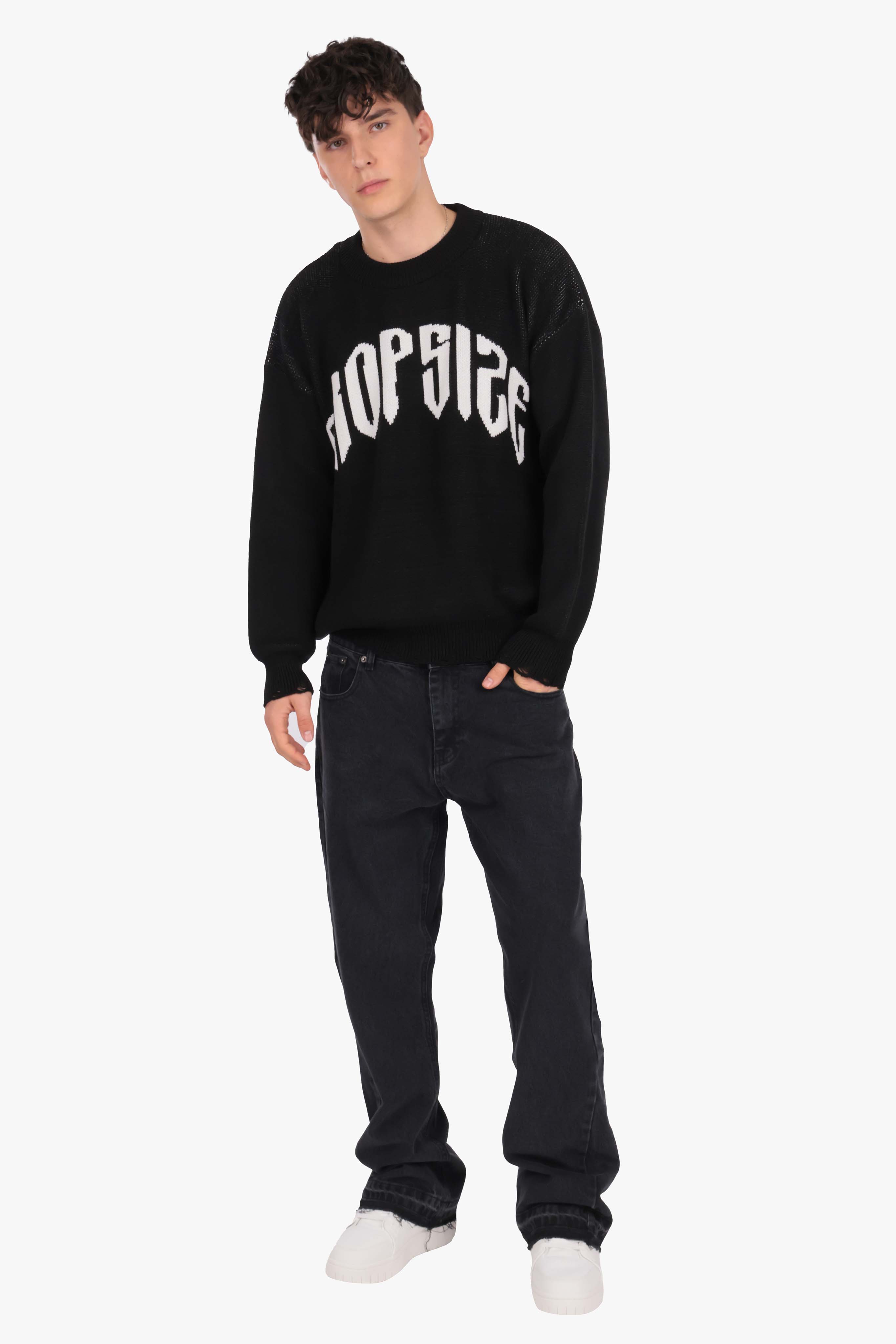 FLARE FIT JEANS ANTRACITE