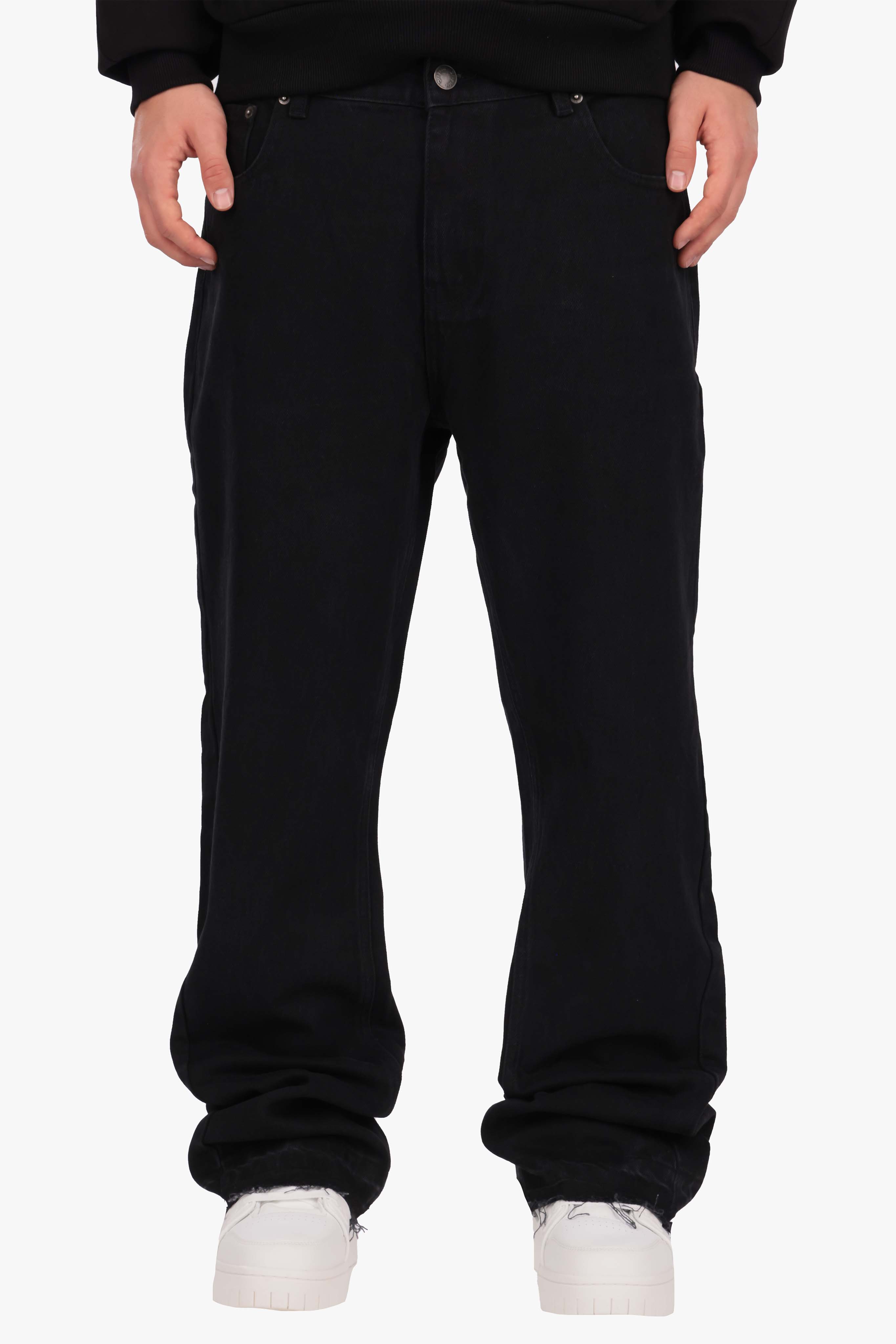 FLARE FIT JEANS BLACK