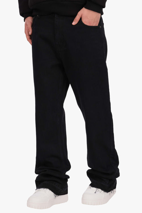 FLARE FIT JEANS BLACK