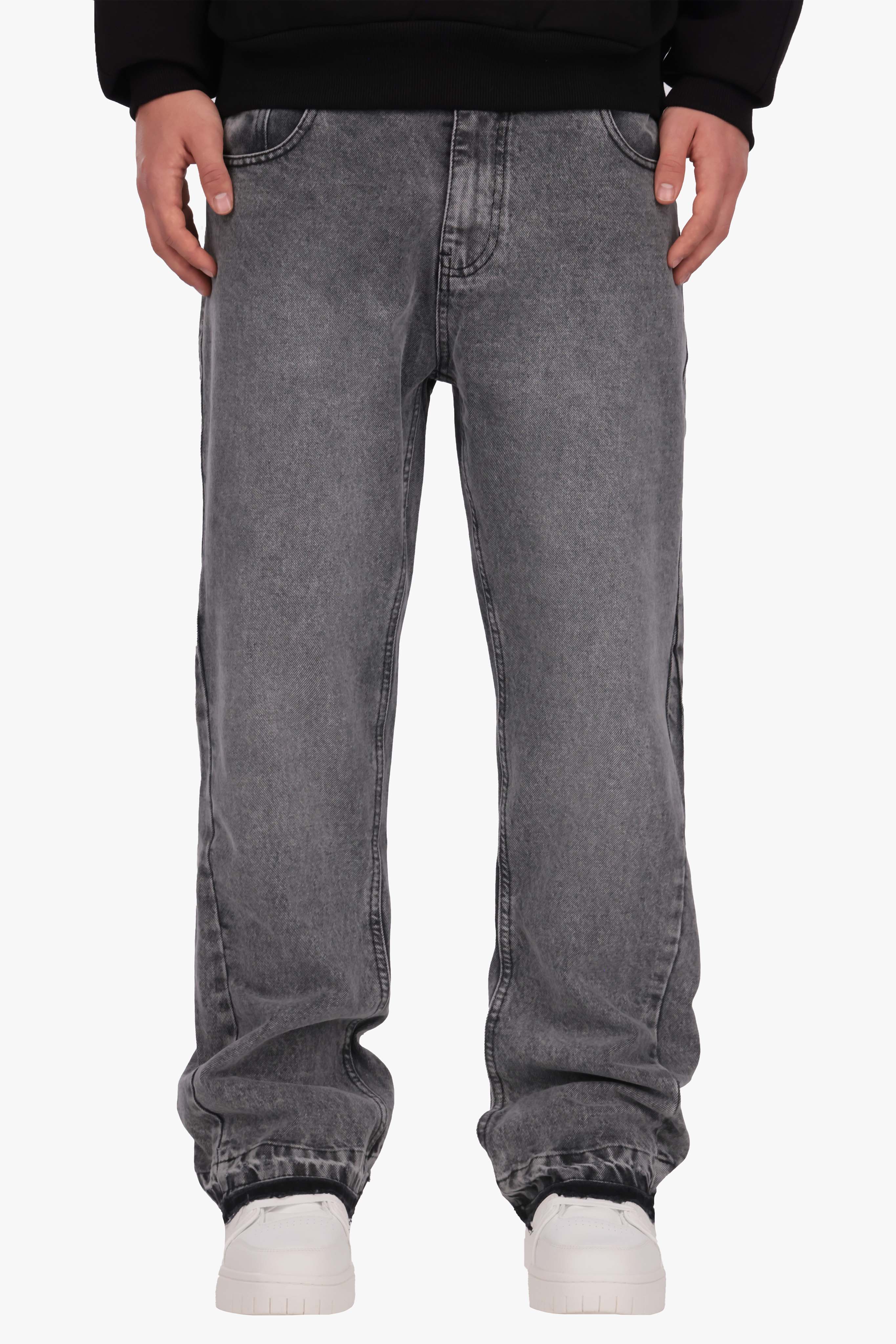FLARE FIT JEANS ICE GREY