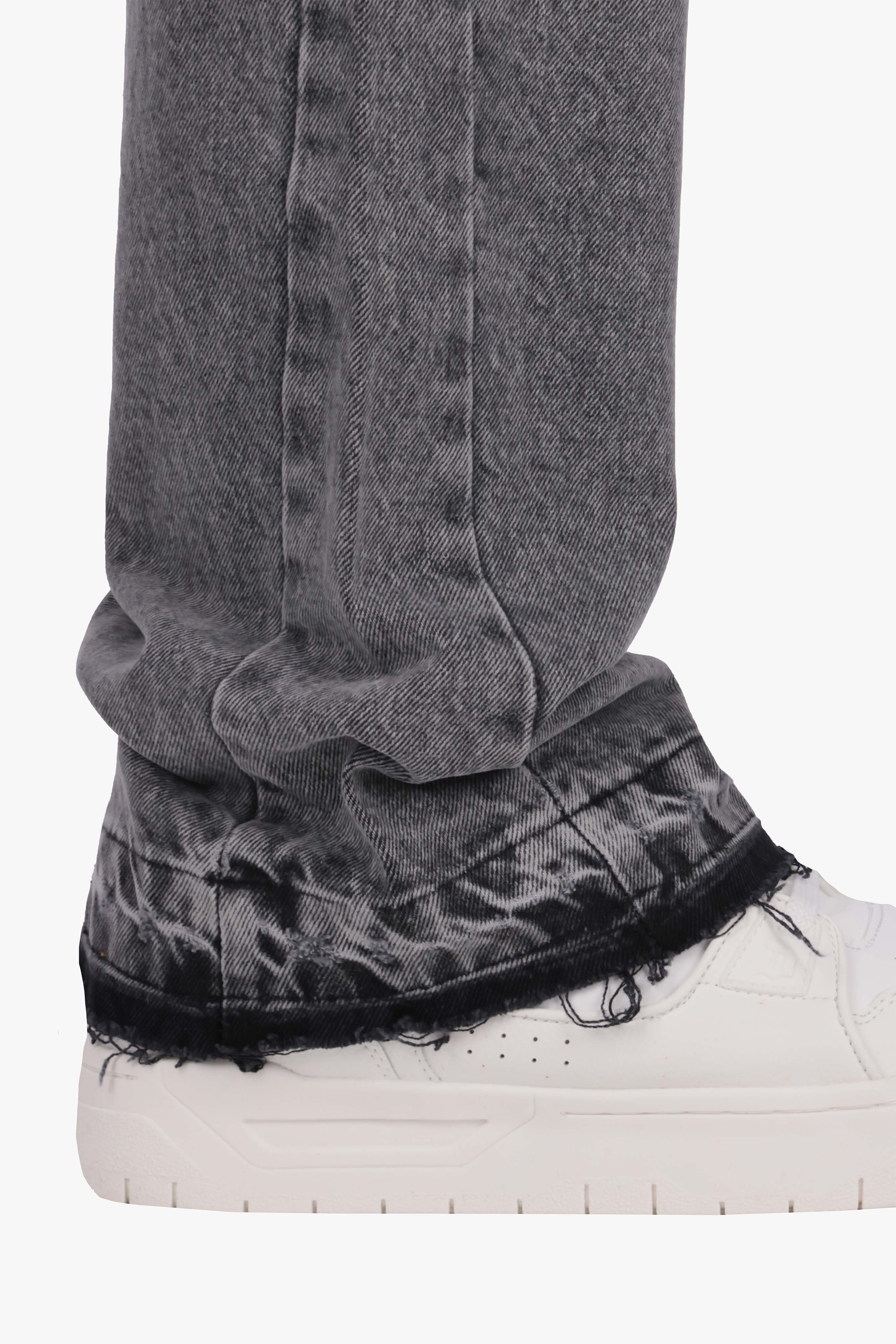 FLARE FIT JEANS ICE GREY