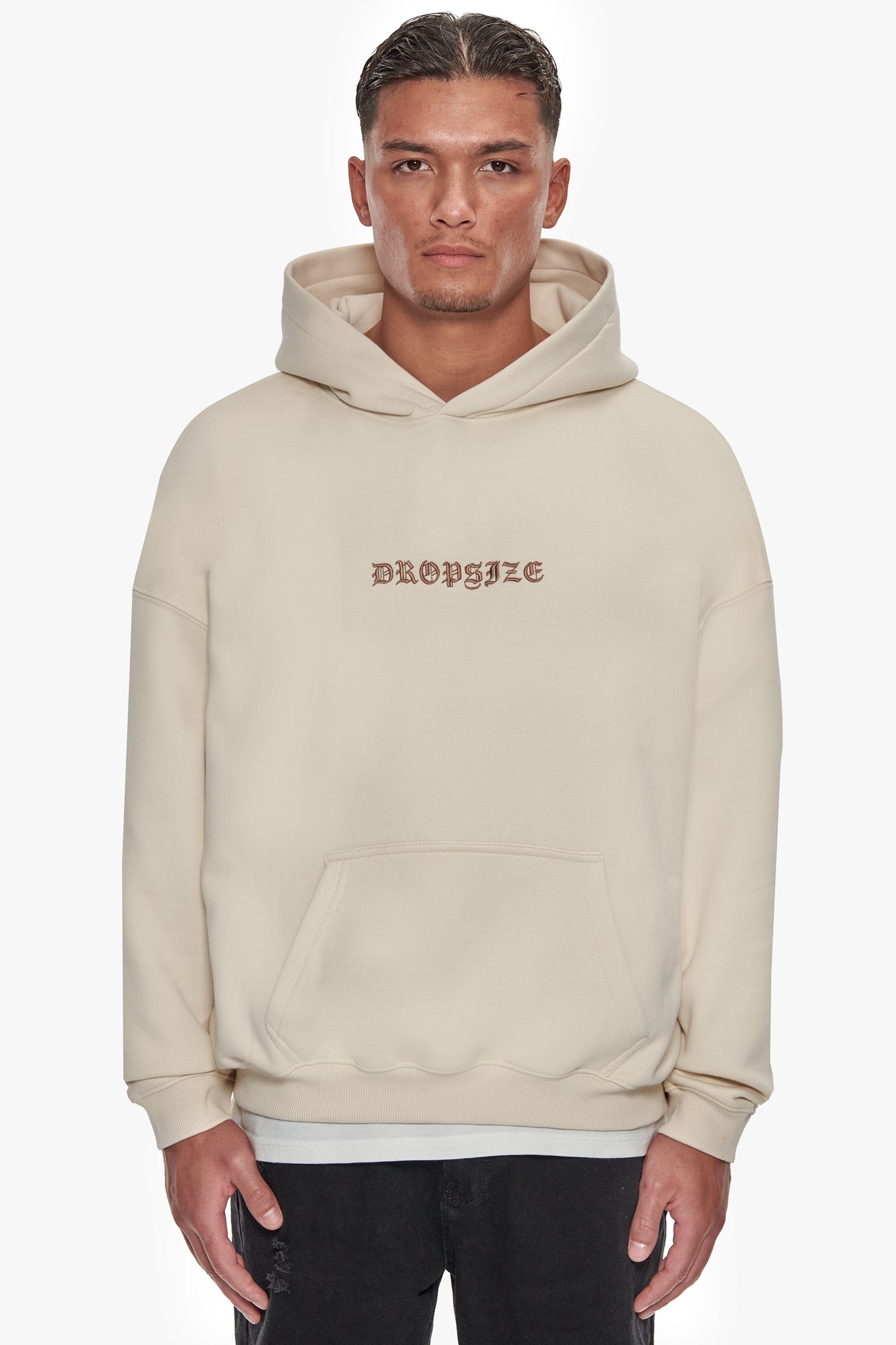HEAVY OVERSIZE CRIME HOODIE COCONUT MILK