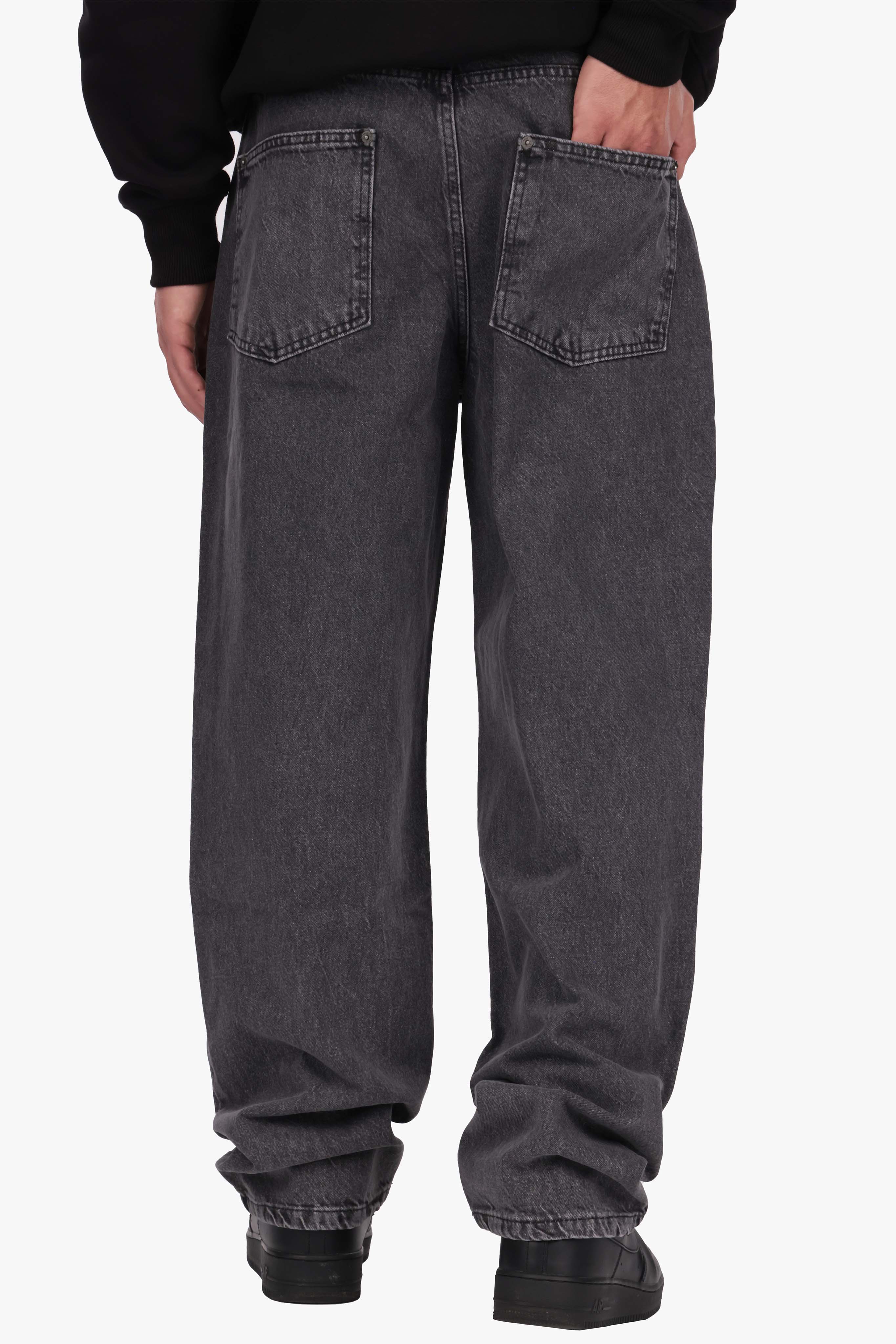 STRAIGHT LEG JEANS WASHED GREY