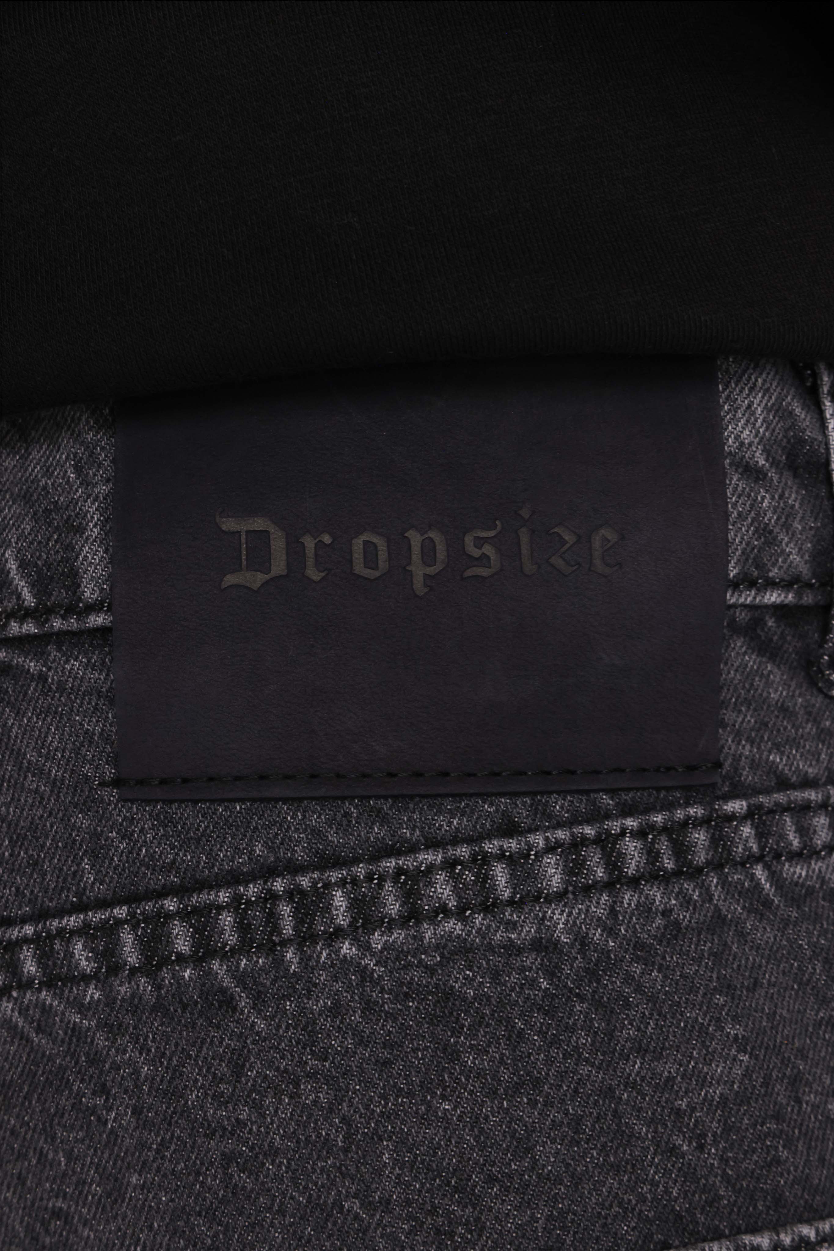 STRAIGHT LEG JEANS WASHED GREY