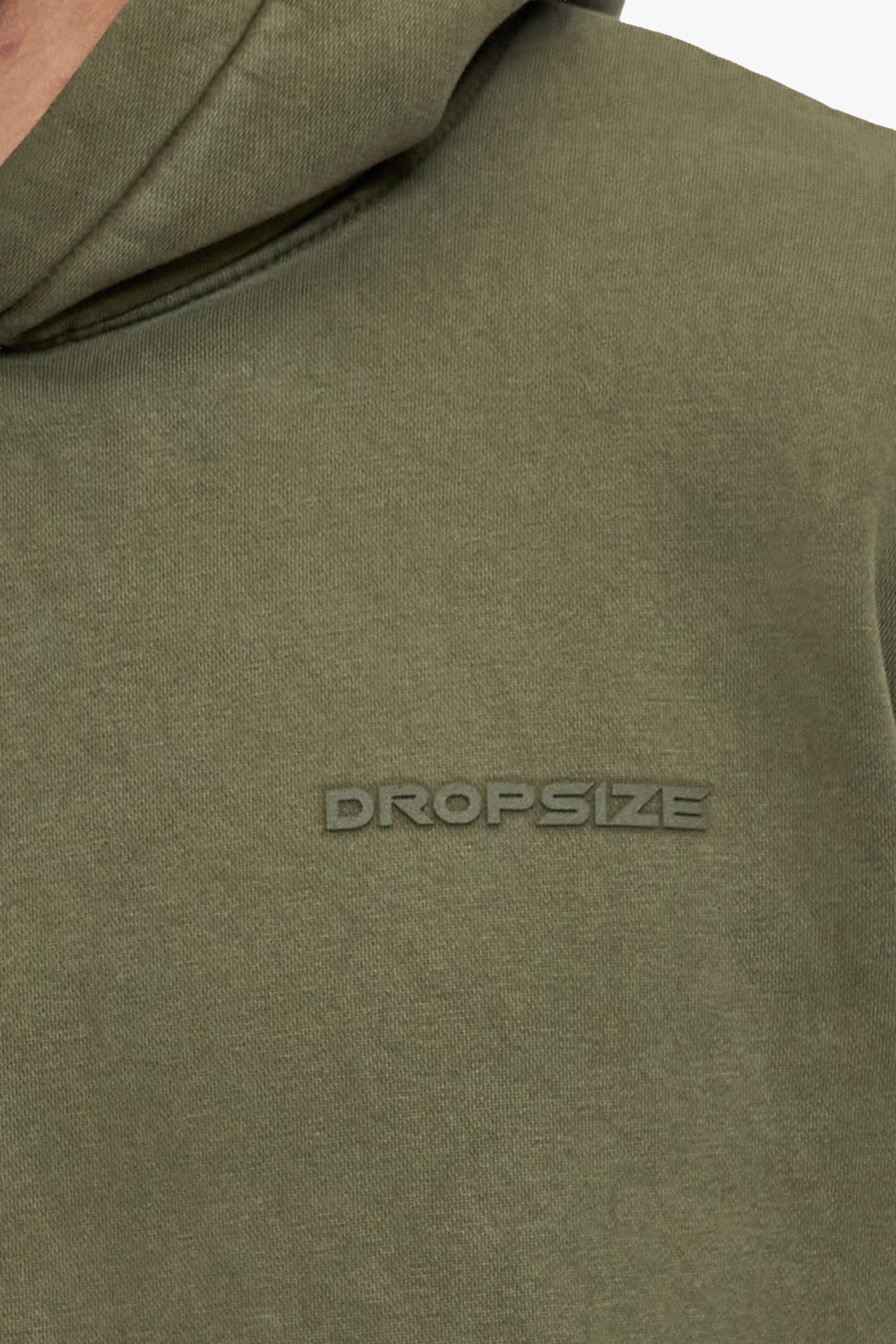 HD LOGO HOODIE ACID WASHED OLIVE