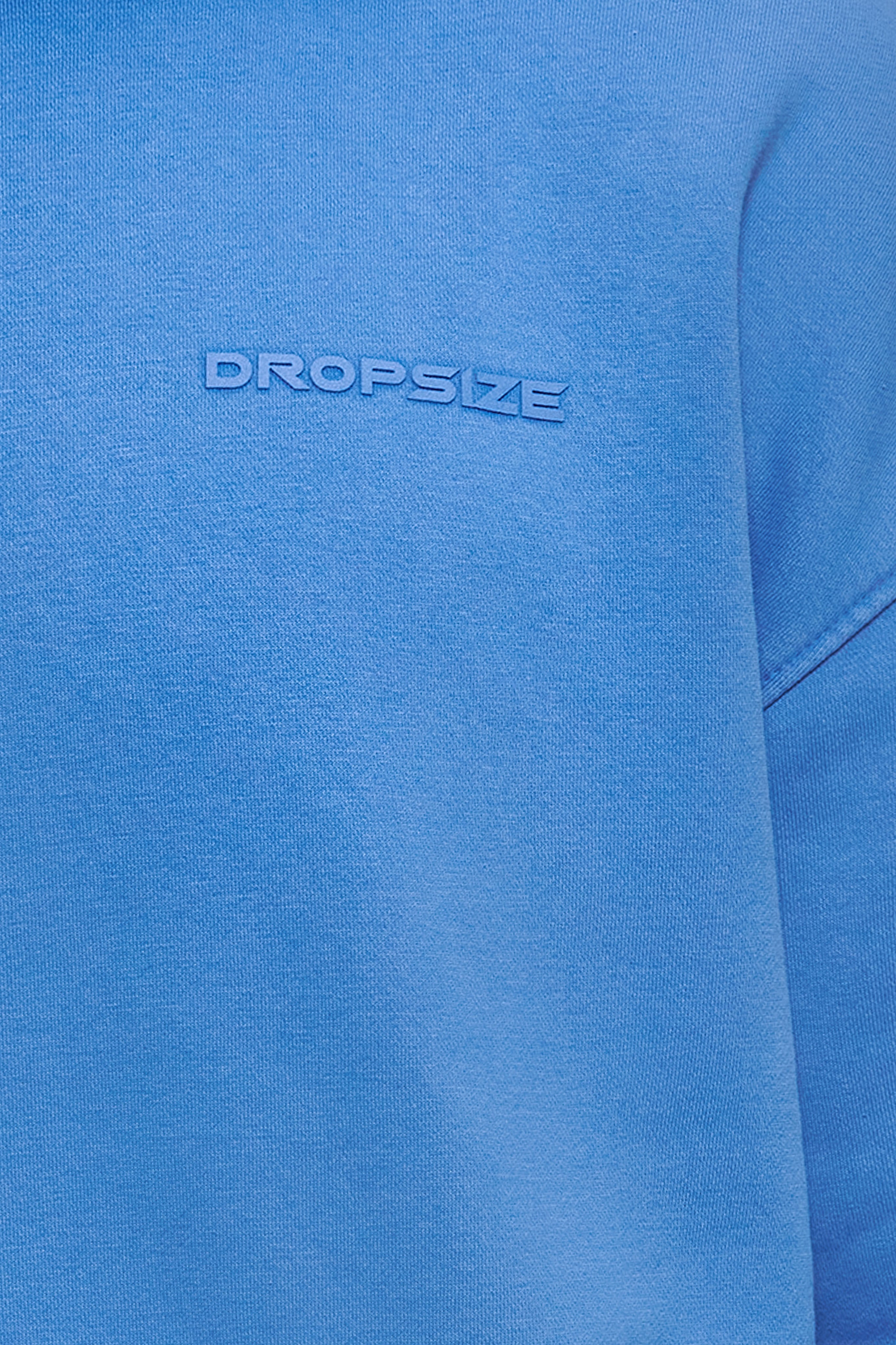 HEAVY OVERSIZE HD LOGO HOODIE WASHED BLUE