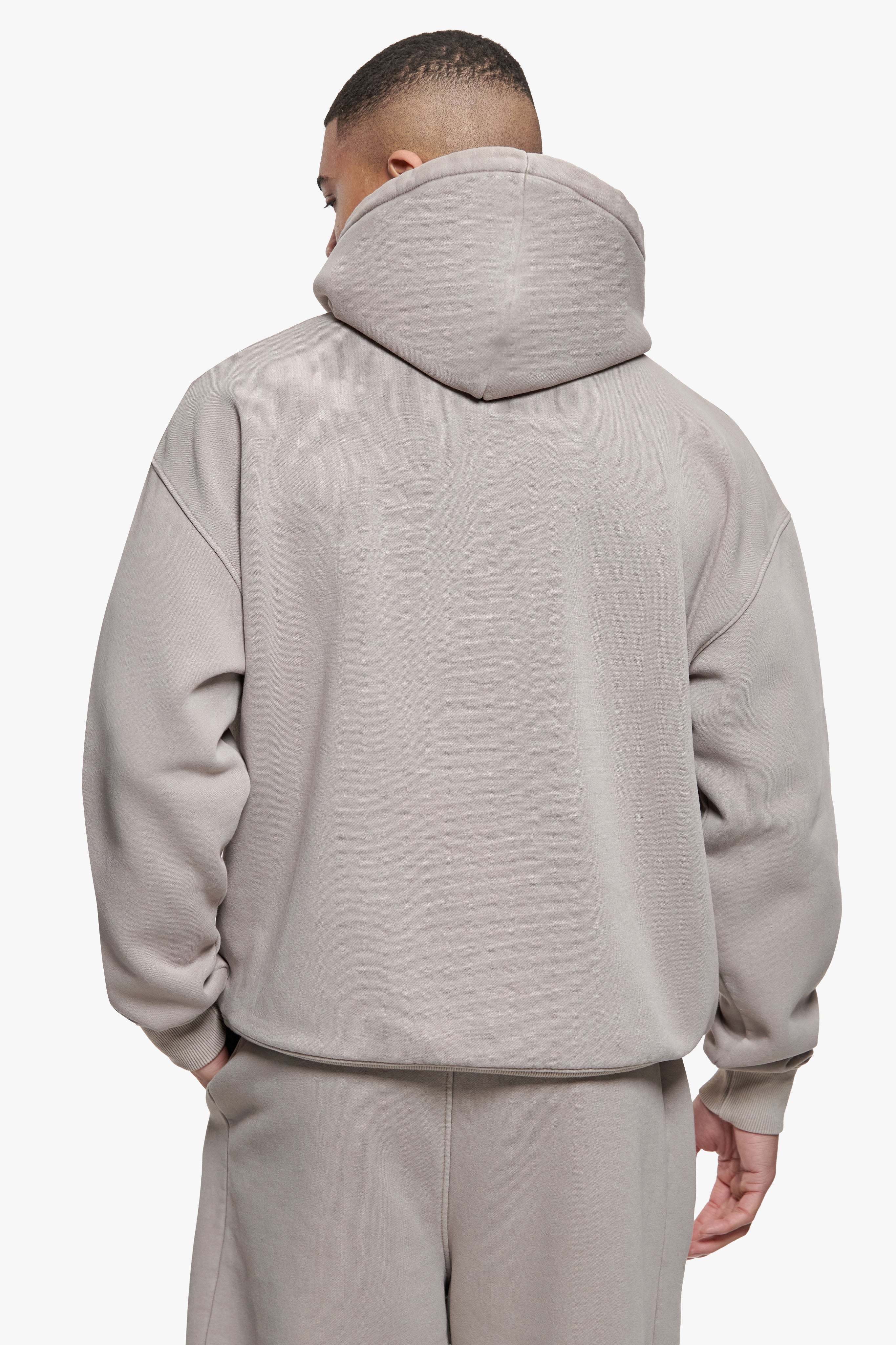 HD LOGO HOODIE ACID WASHED MORNING DOVE