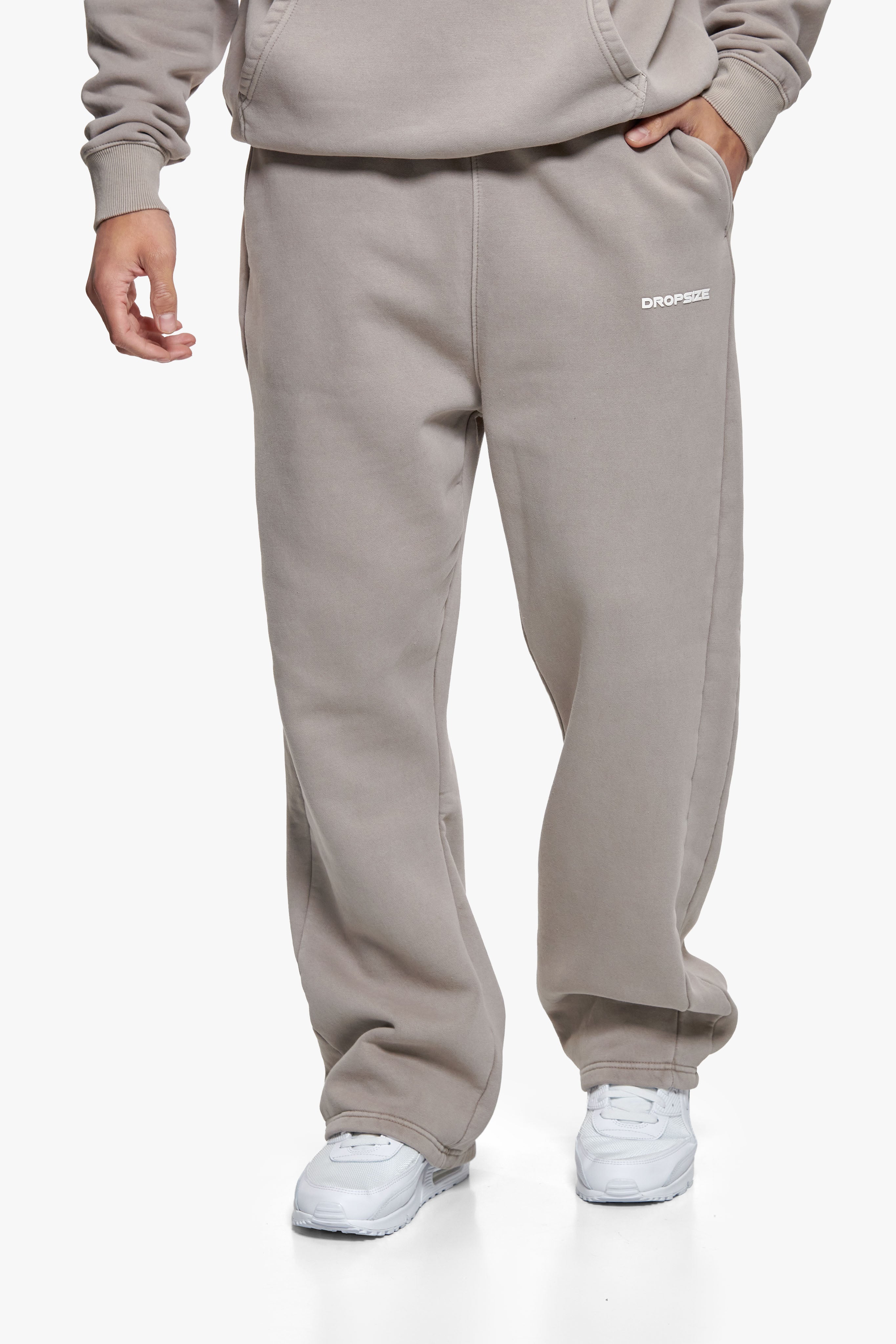 HD OPEN LEG JOGGER ACID WASHED MORNING DOVE