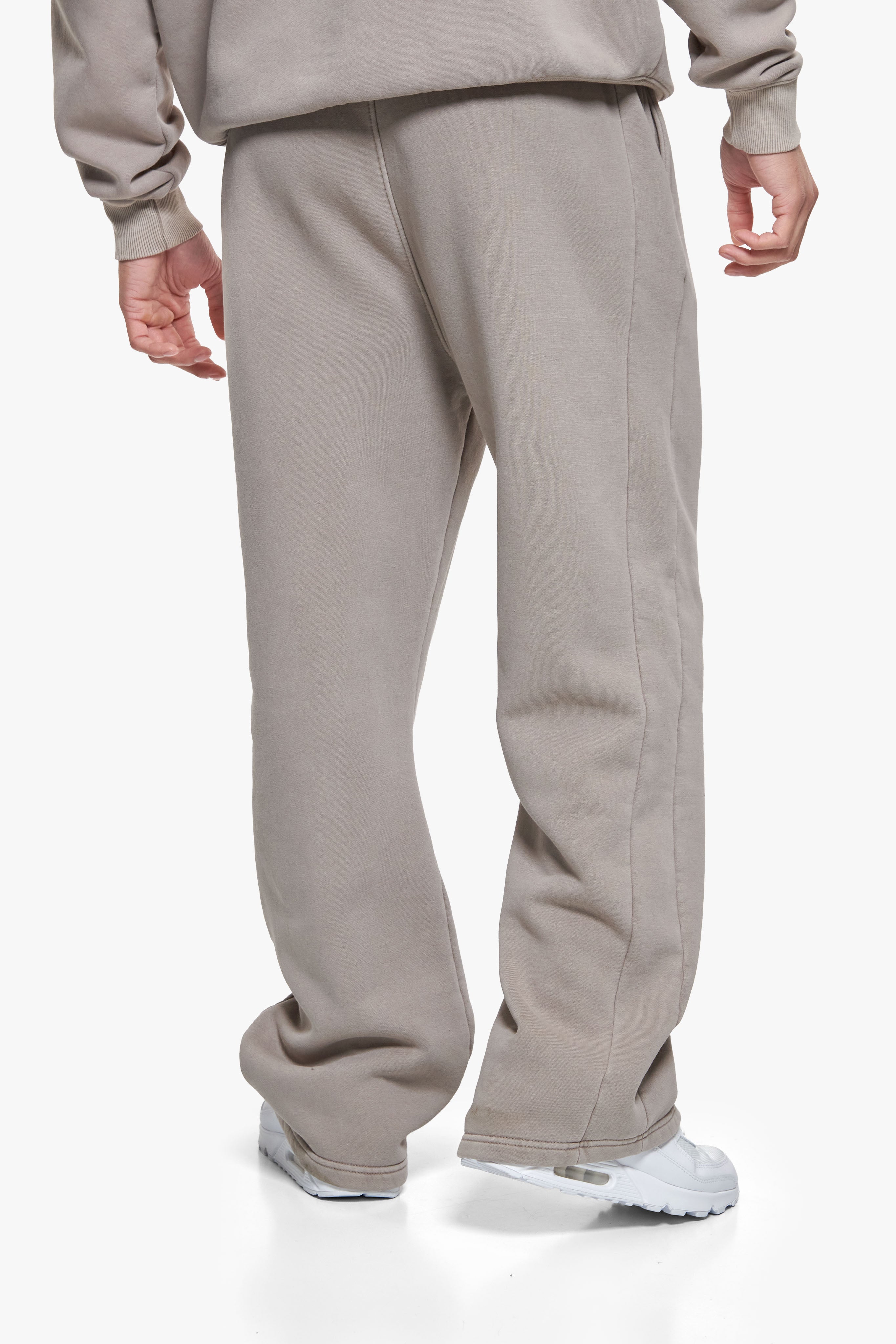 HD OPEN LEG JOGGER ACID WASHED MORNING DOVE