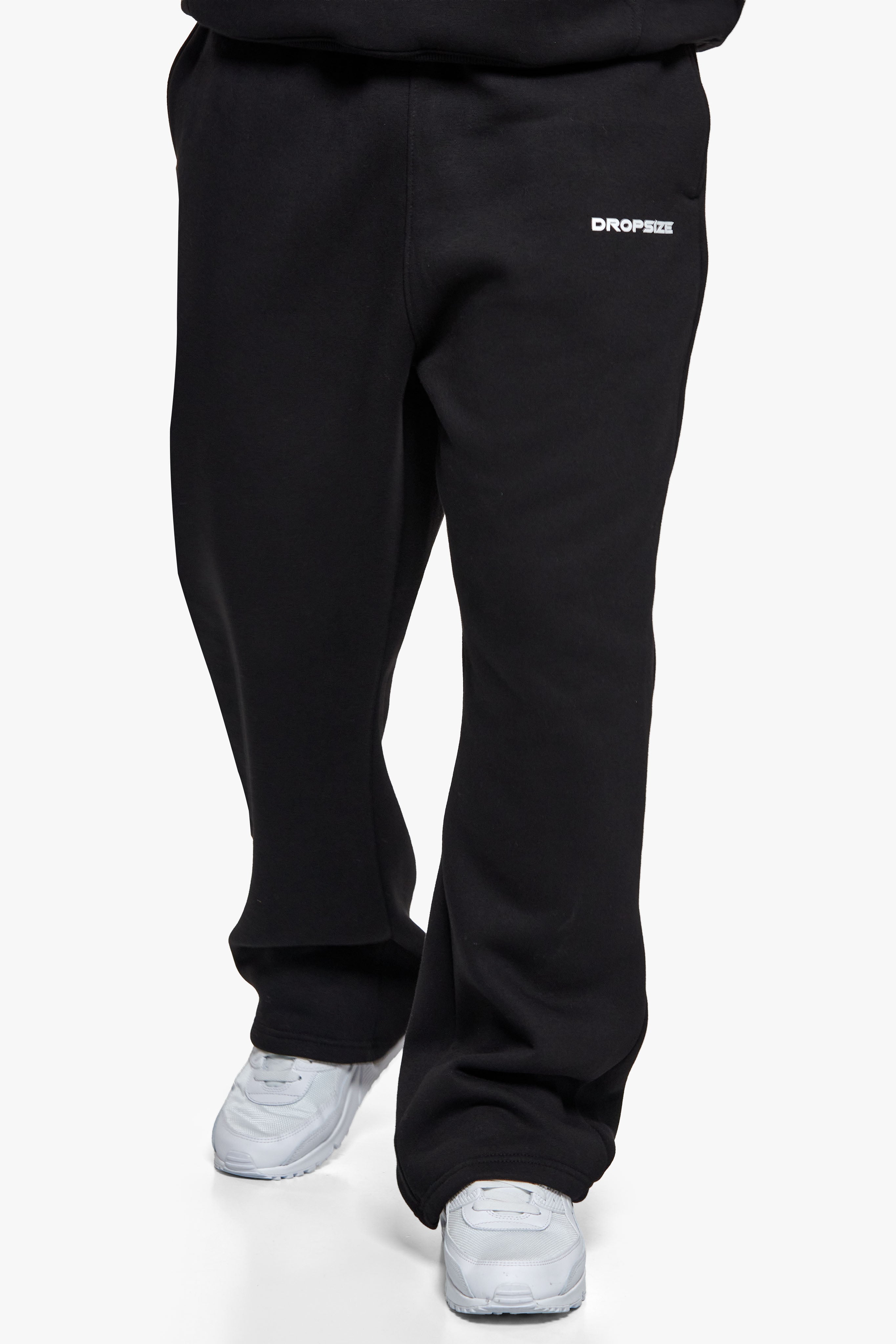 HD OPEN LEG JOGGER BLACK