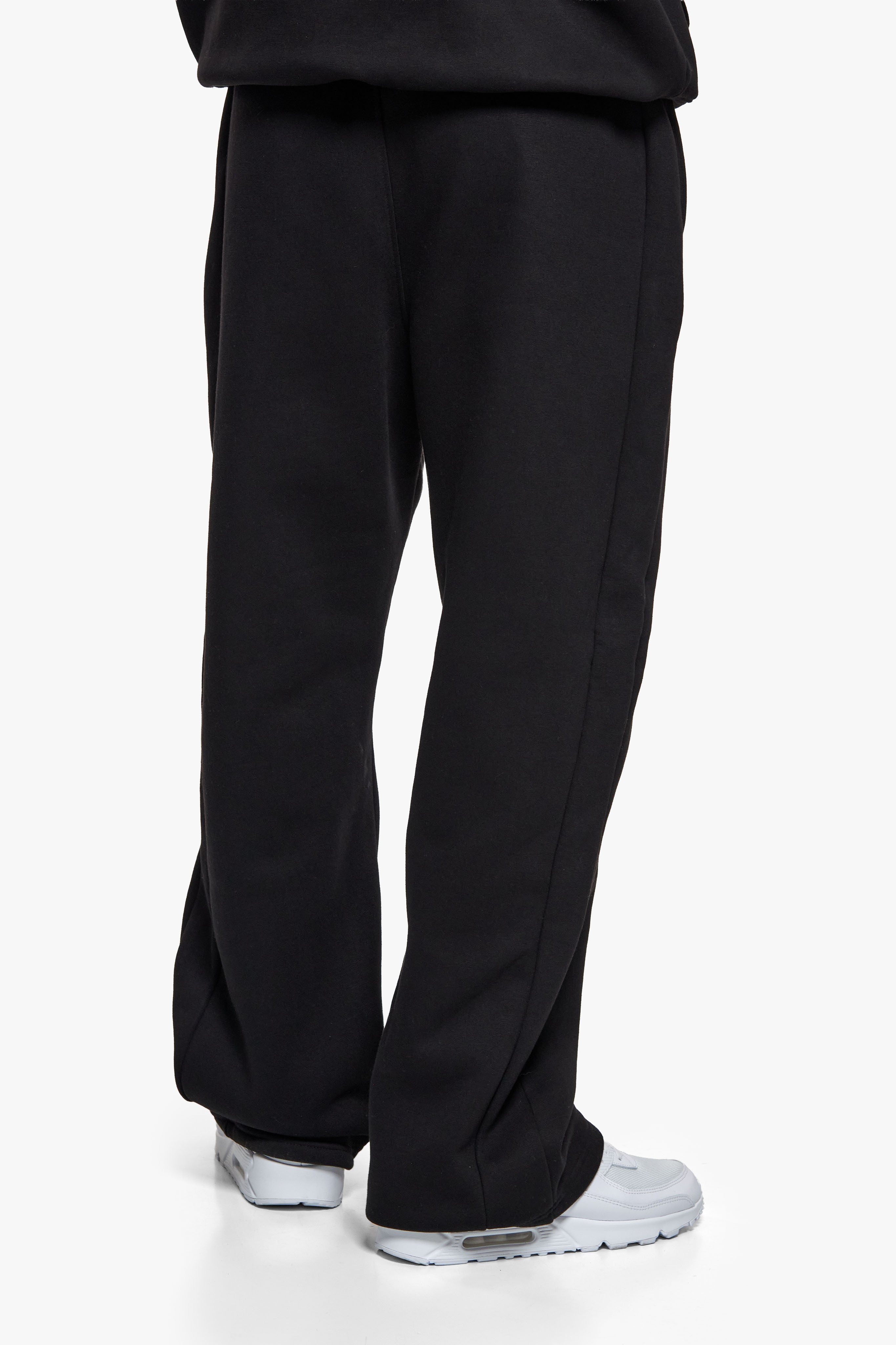 HD OPEN LEG JOGGER BLACK