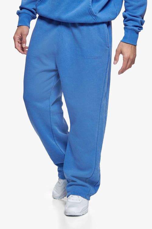HD OPEN LEG JOGGER WASHED BLUE