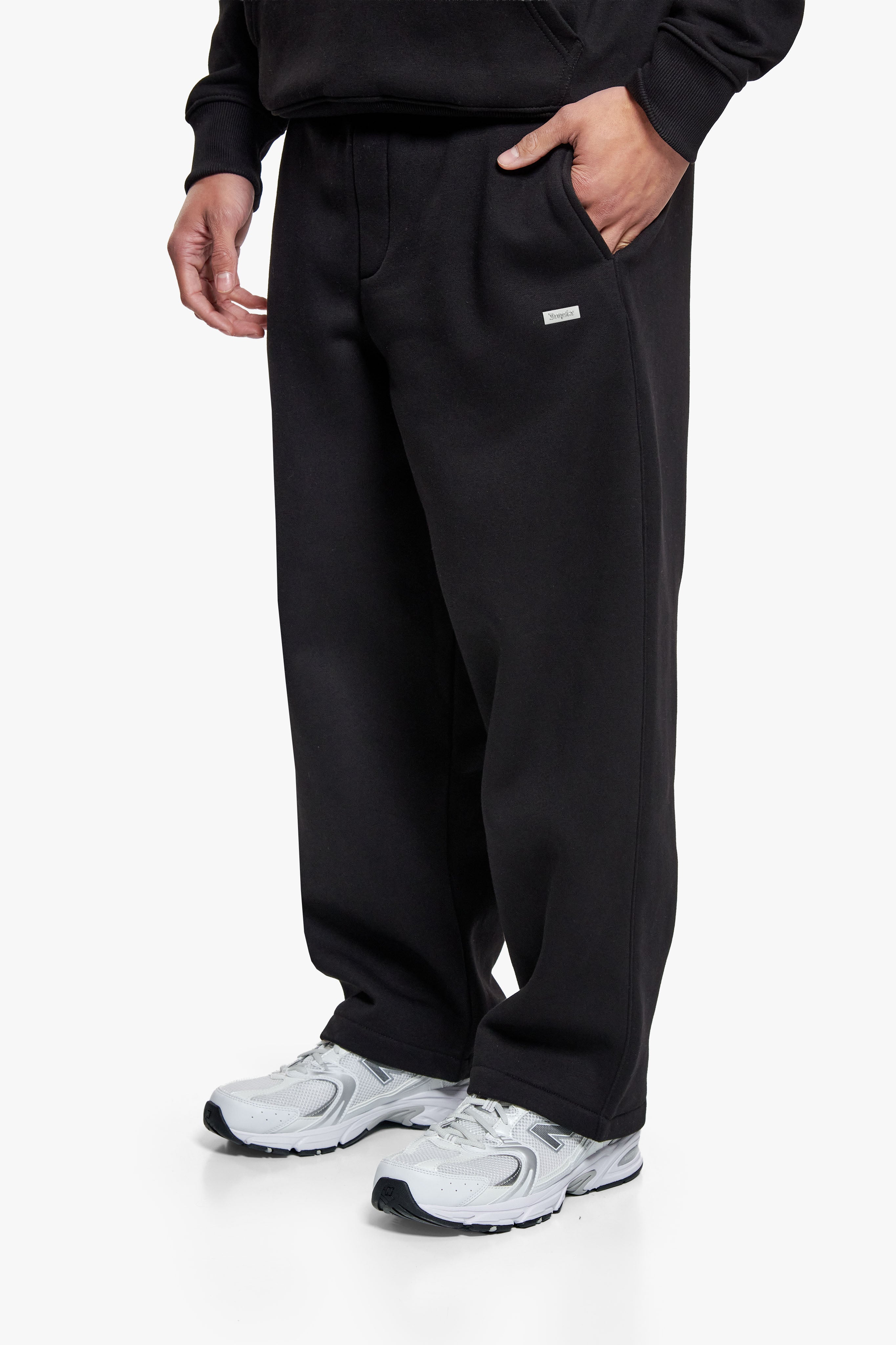 BAGGY SWEATPANTS STEEL BLACK