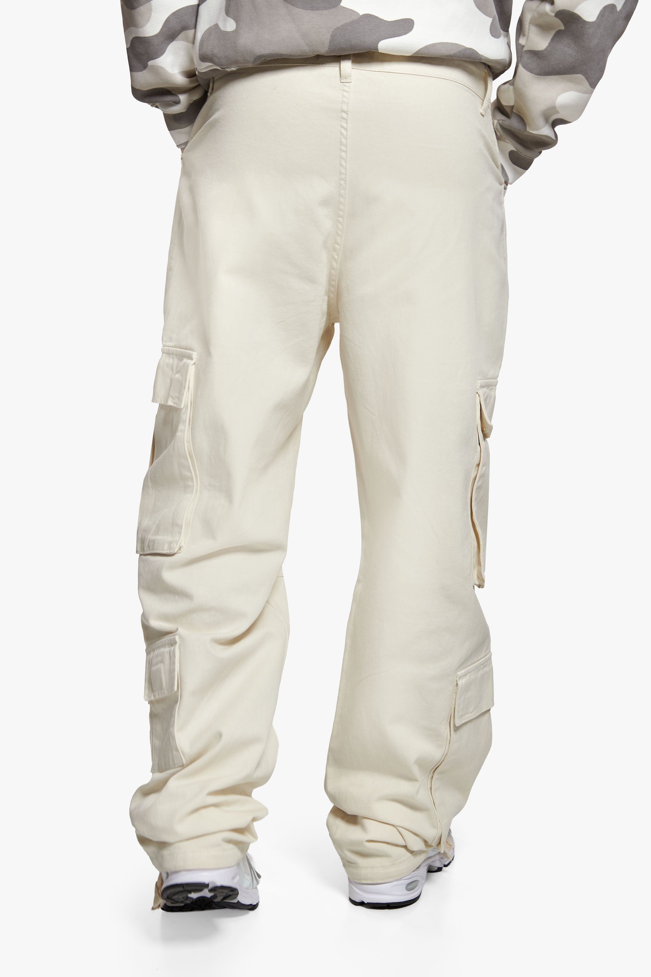 CARGO PANTS CREAM WHITE