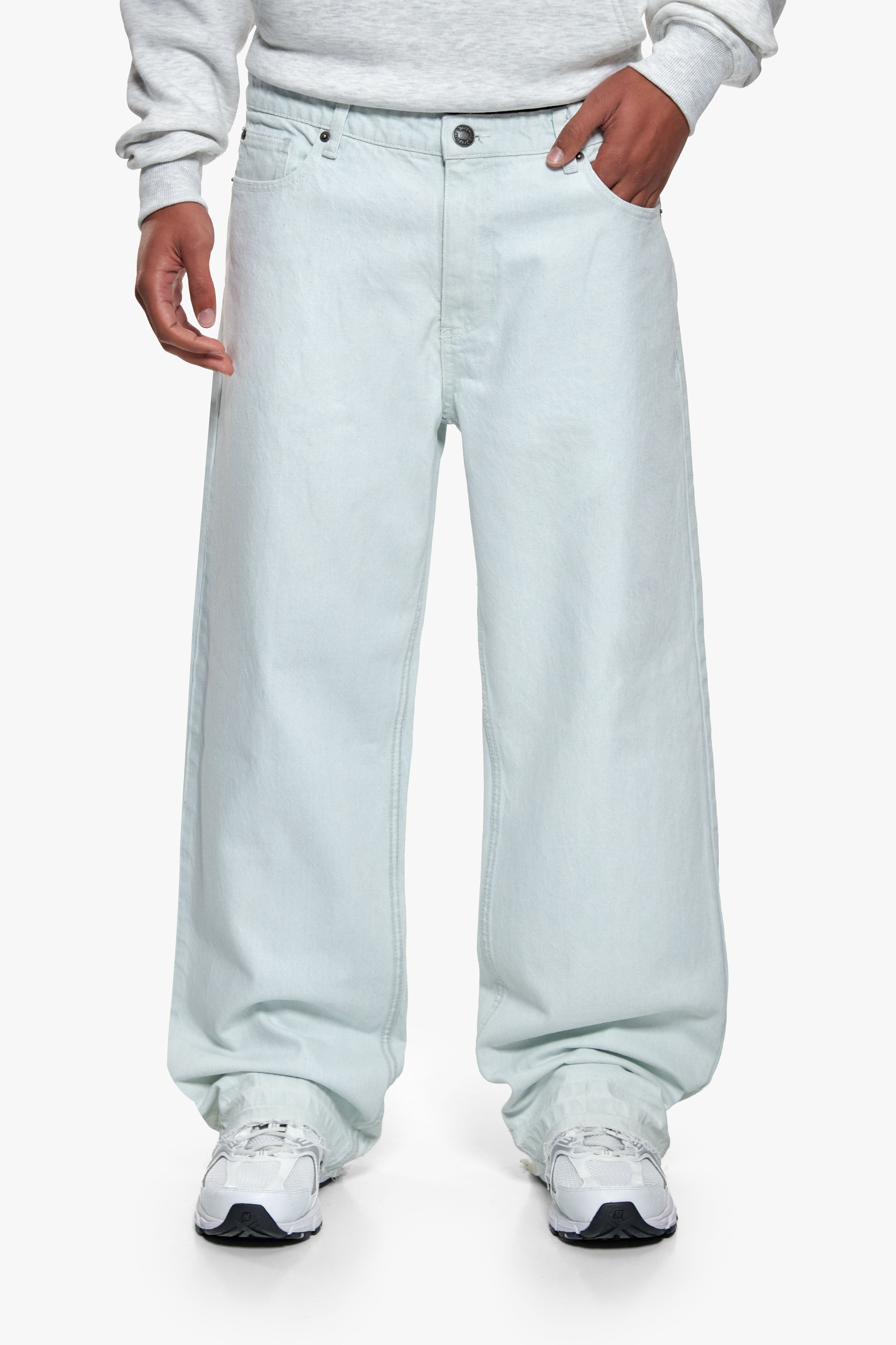 OPEN LEG JEANS LIGHT BLUE