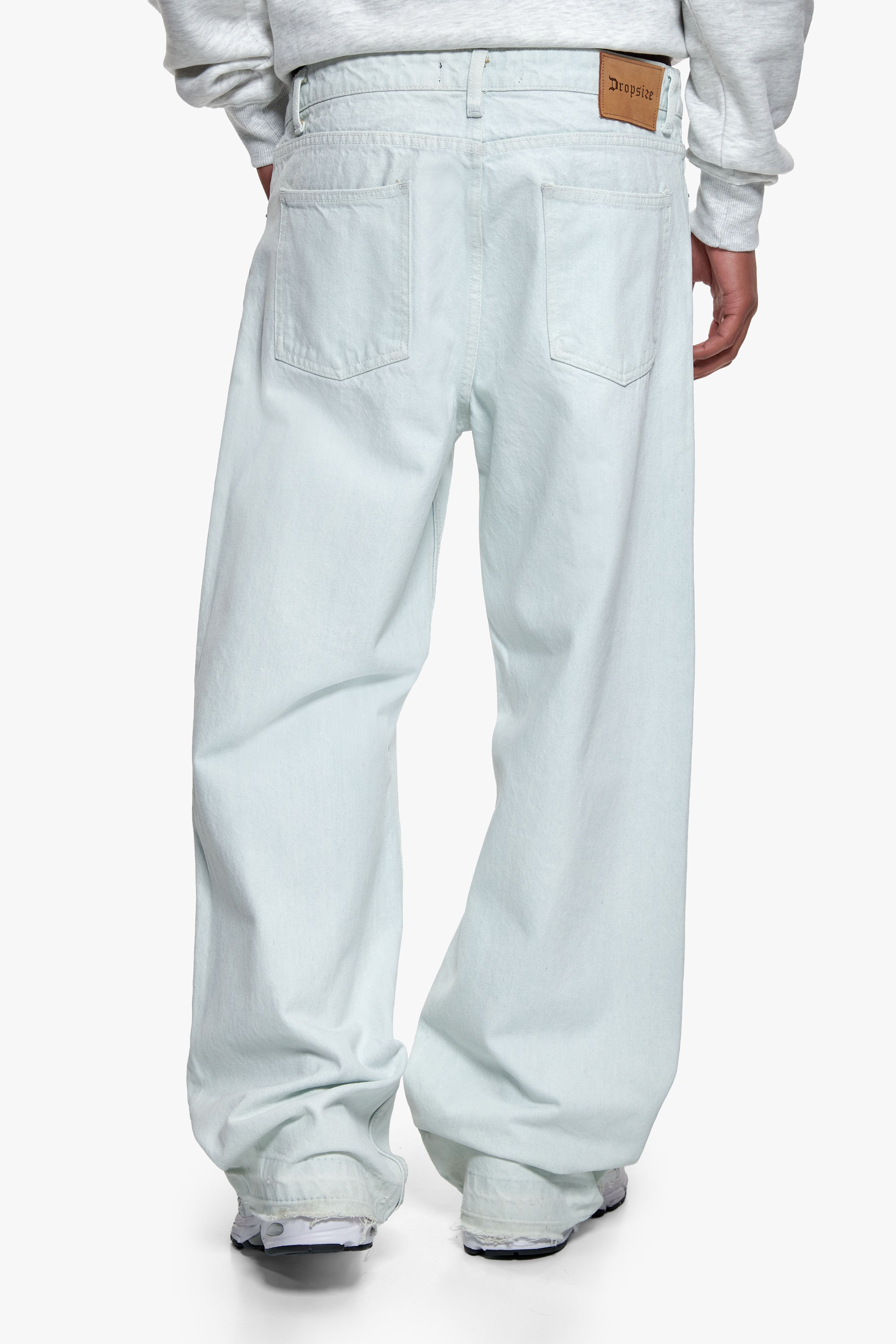 OPEN LEG JEANS LIGHT BLUE