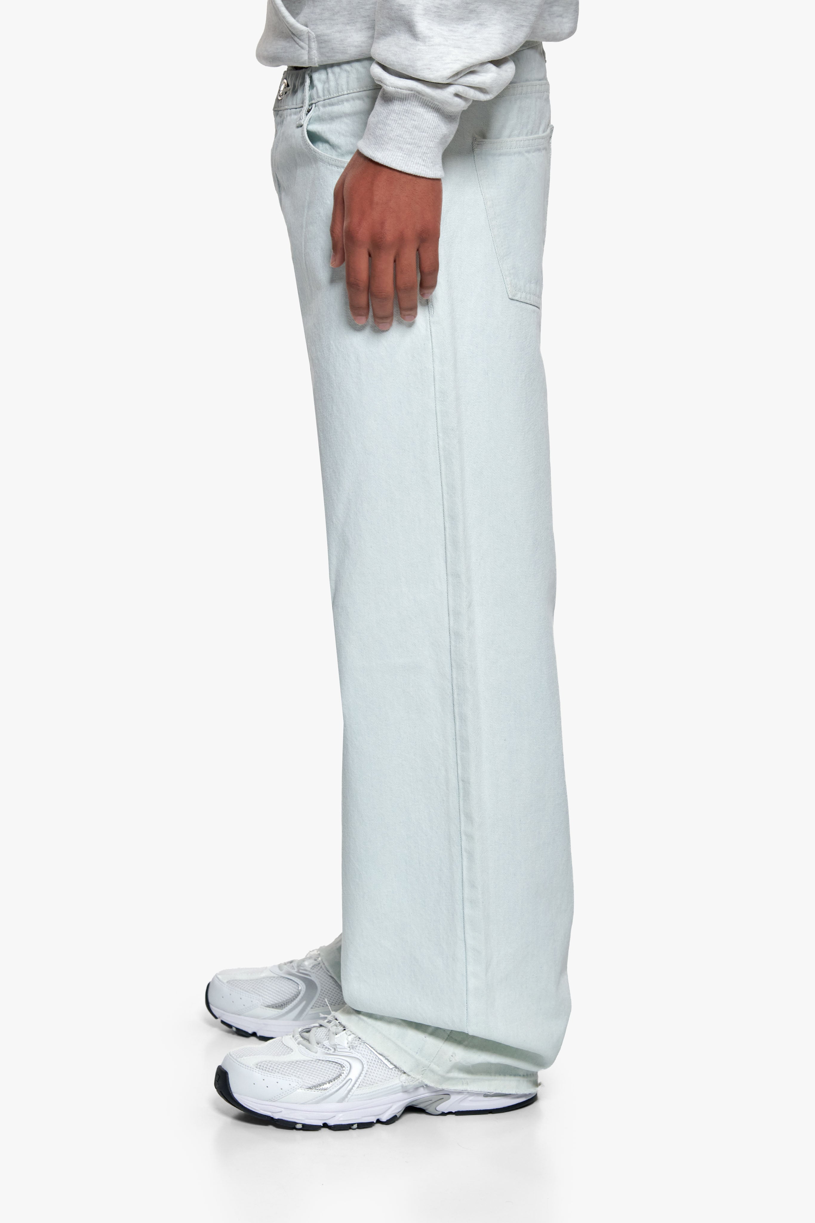 OPEN LEG JEANS LIGHT BLUE