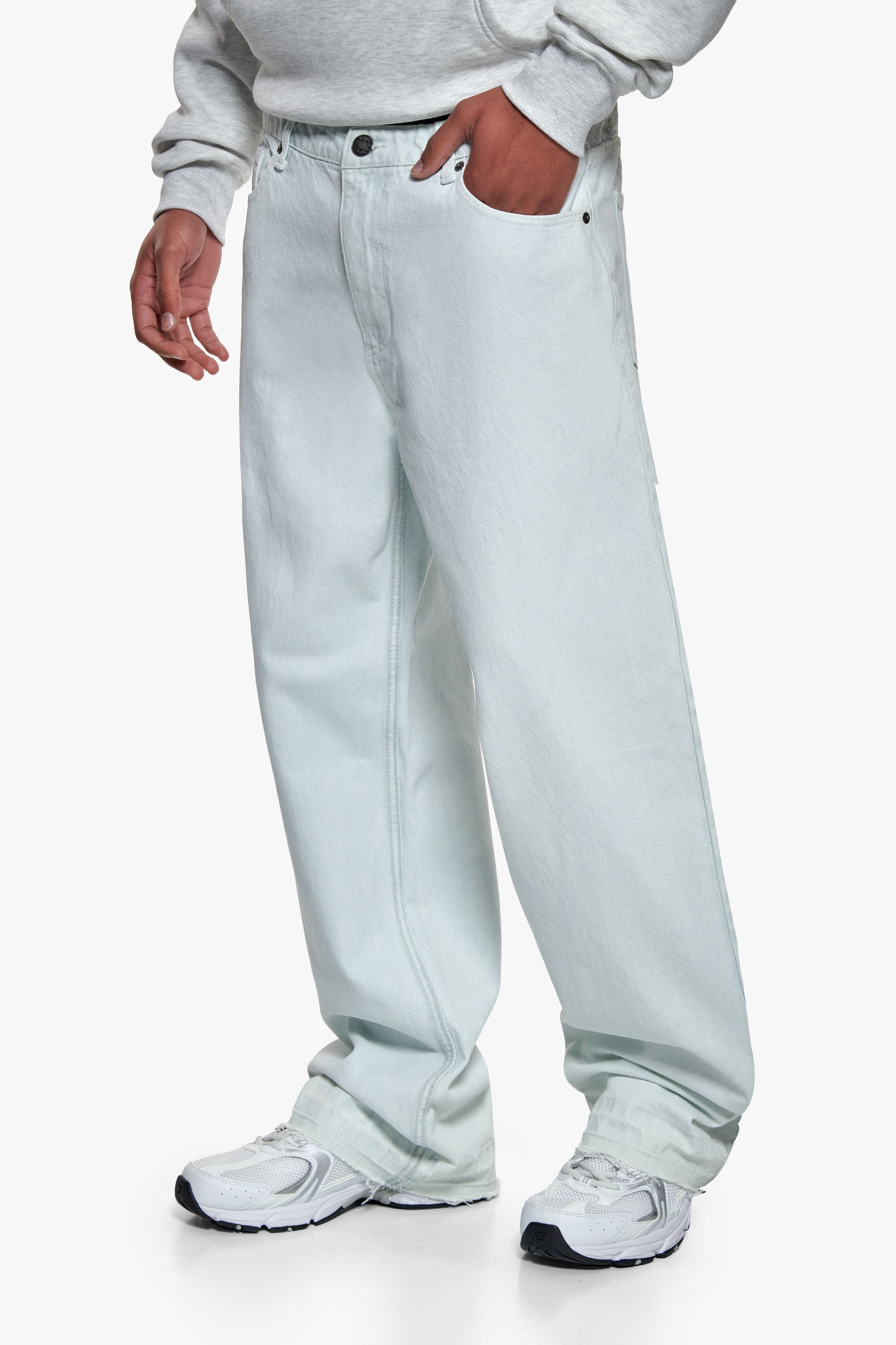 OPEN LEG JEANS LIGHT BLUE