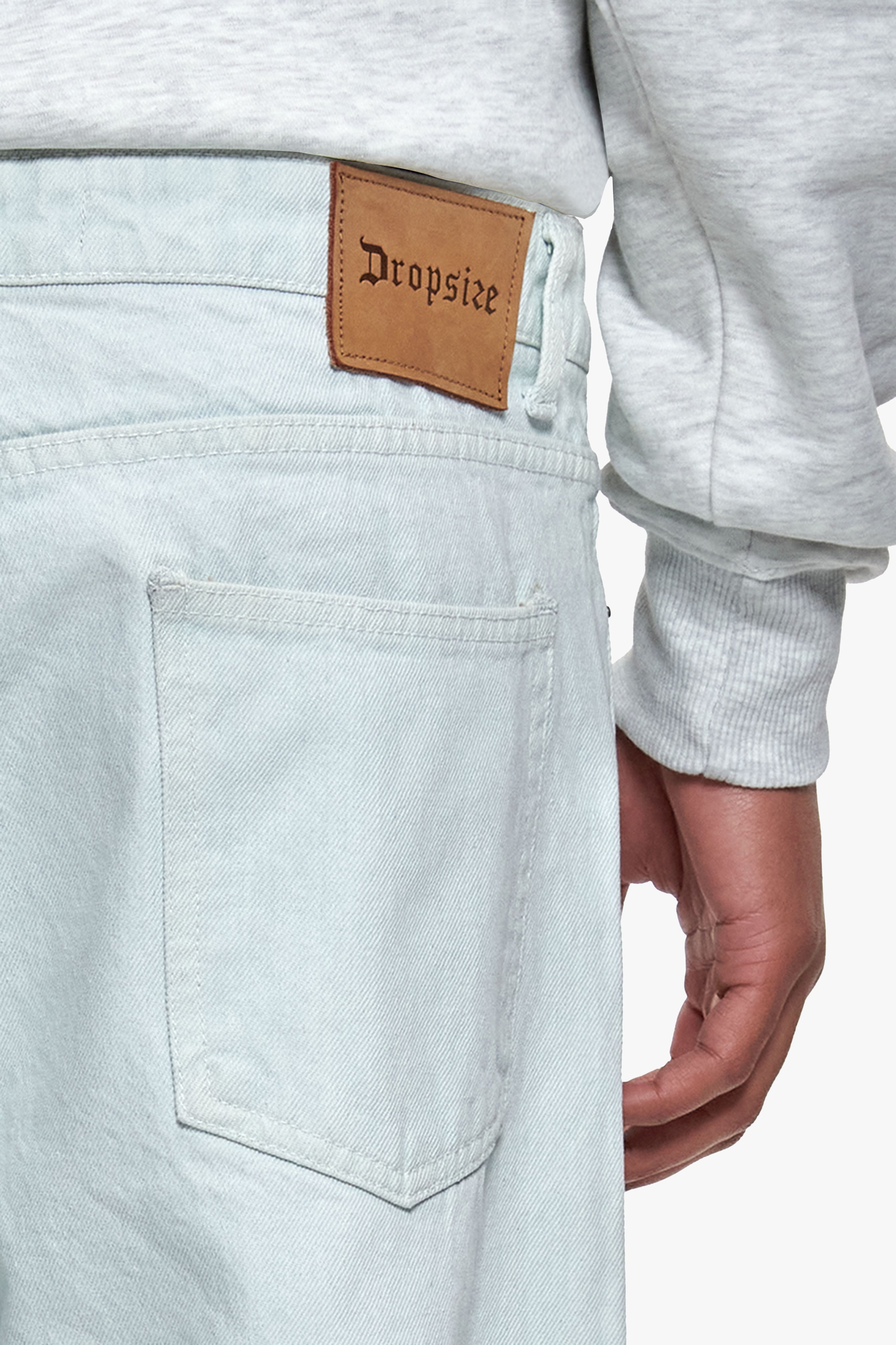 OPEN LEG JEANS LIGHT BLUE