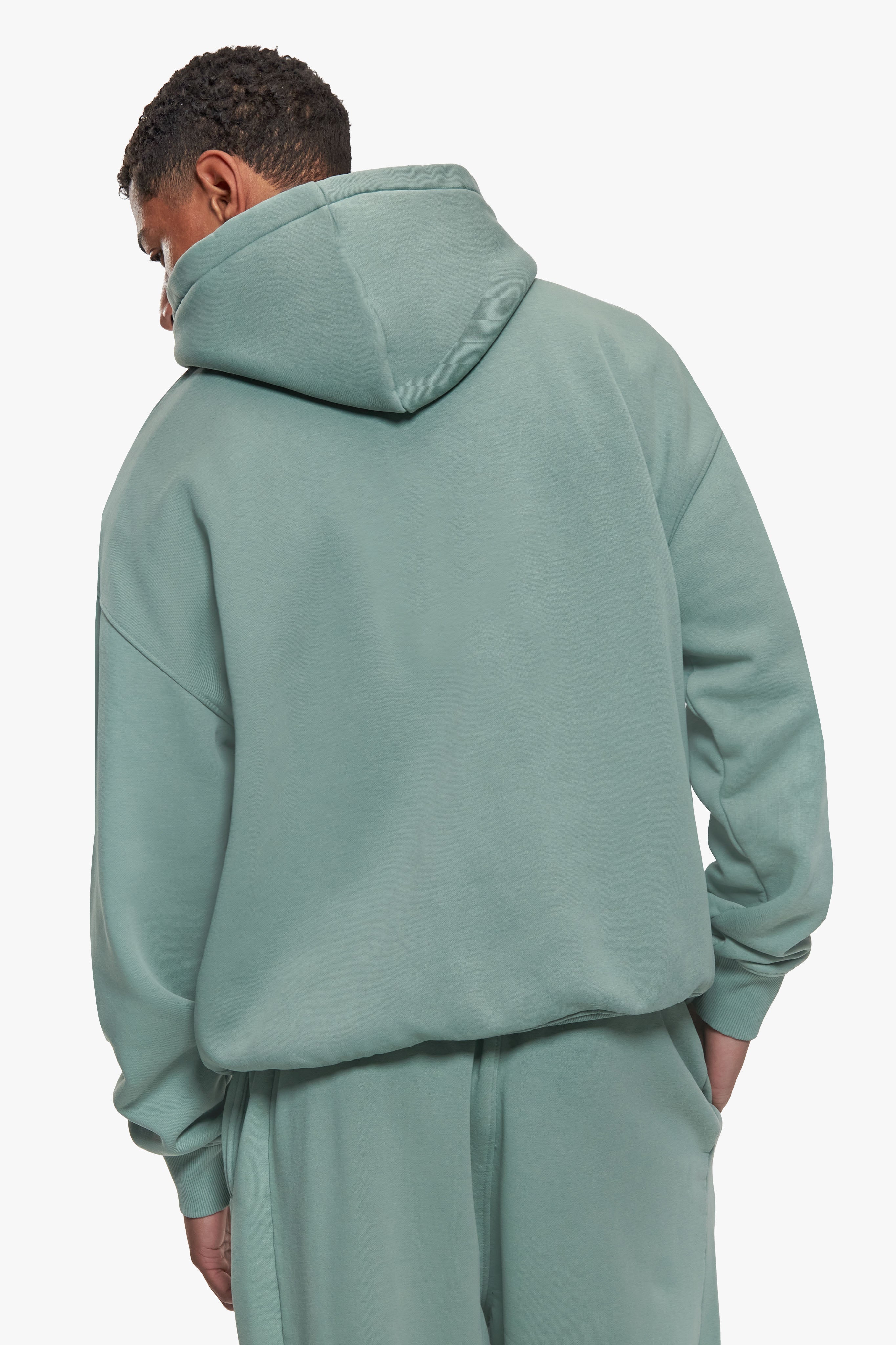 HD LOGO HOODIE WASHED SAGE GREEN